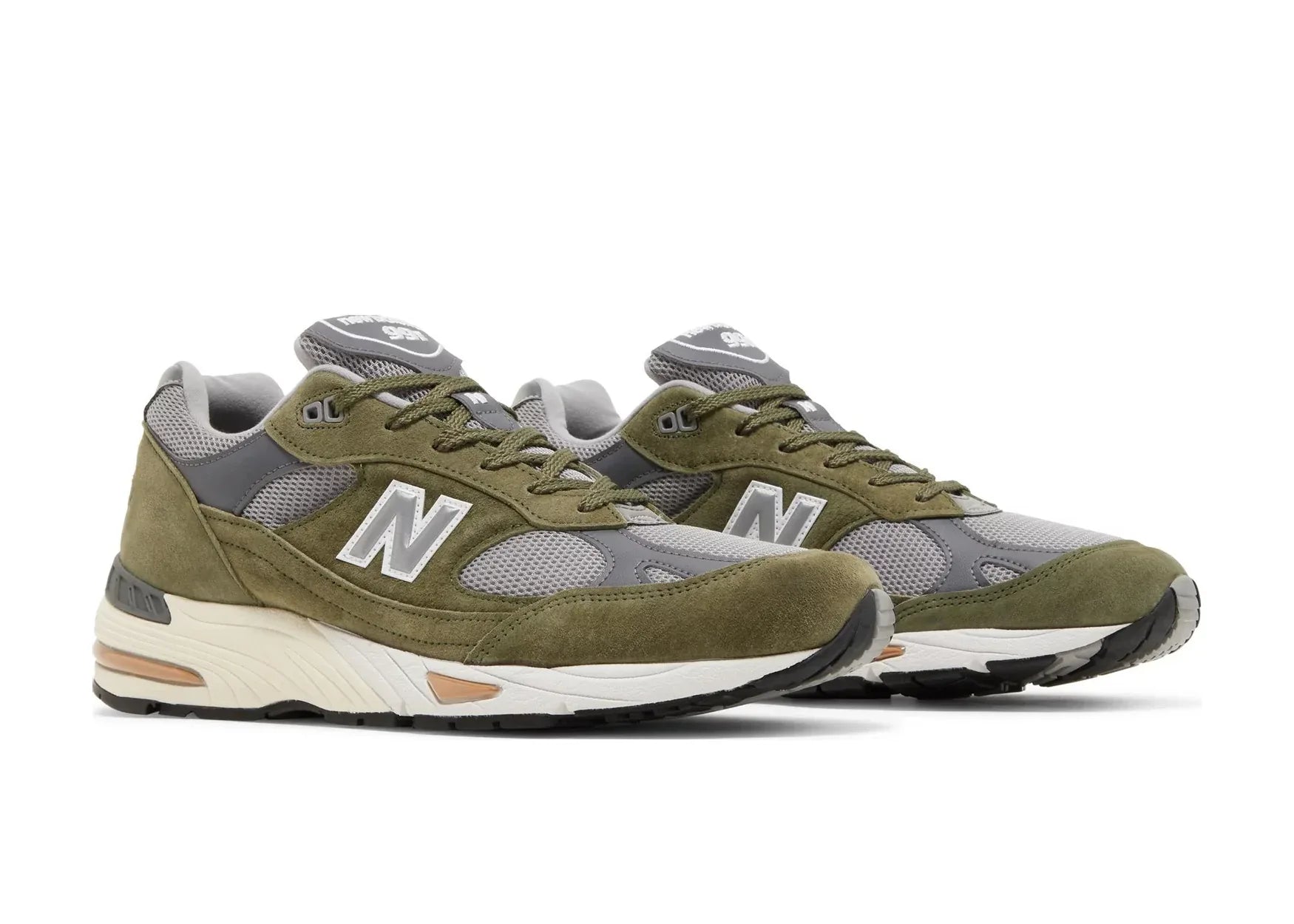 New Balance 991 Miuk Dark Green Grey Tan - My Suti