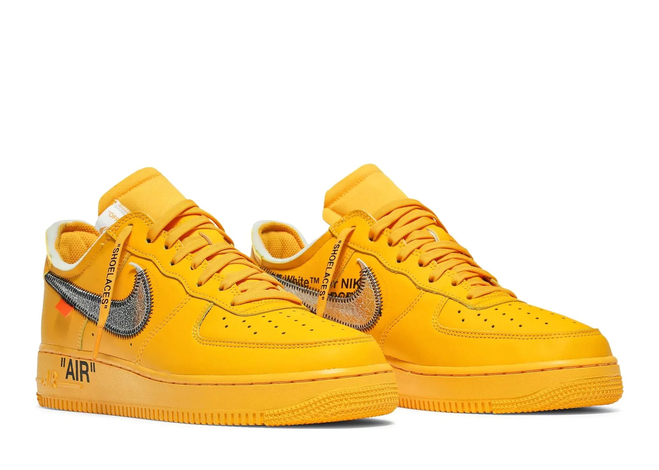 Nike Air Force 1 Low Off-White ICA University Gold - My Suti