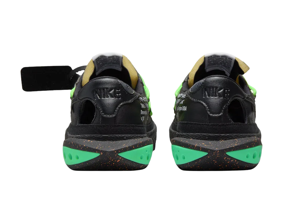 Nike Blazer Low Off-White Black Electro Green - My Suti