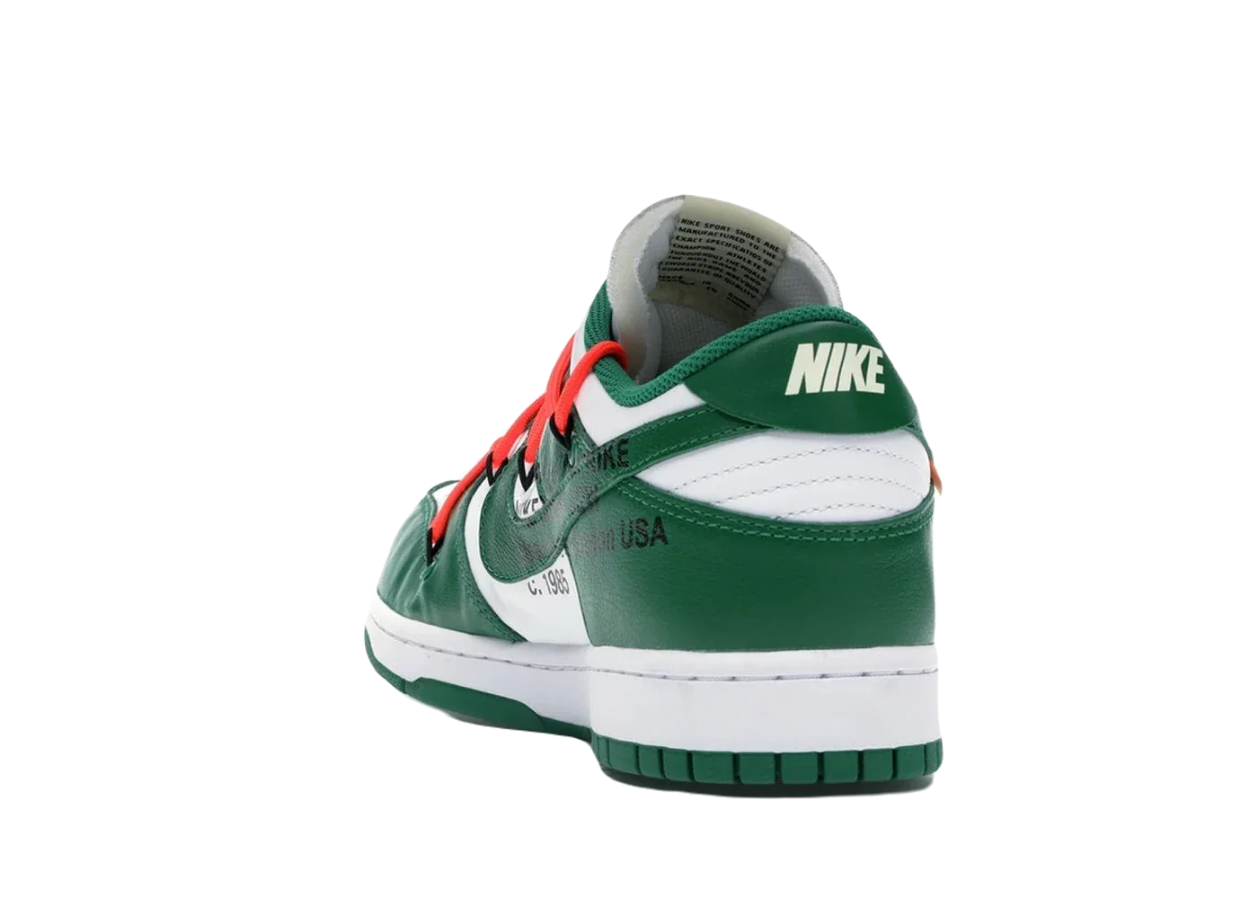 Nike Dunk Low Off-White Pine Green - My Suti