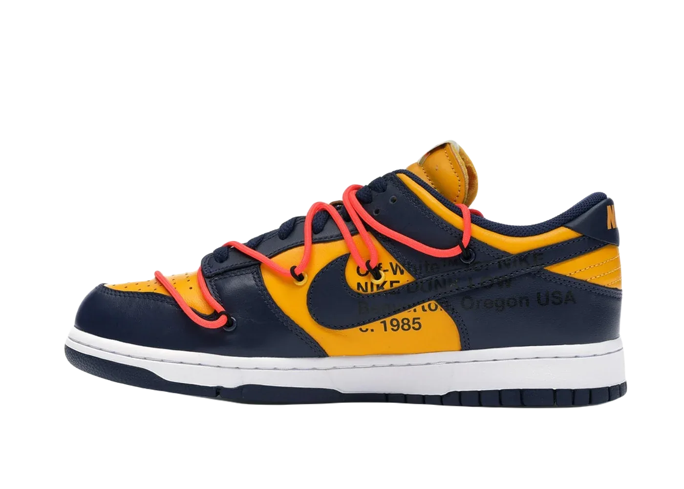 Nike Dunk Low Off-White University Gold Midnight Navy - My Suti