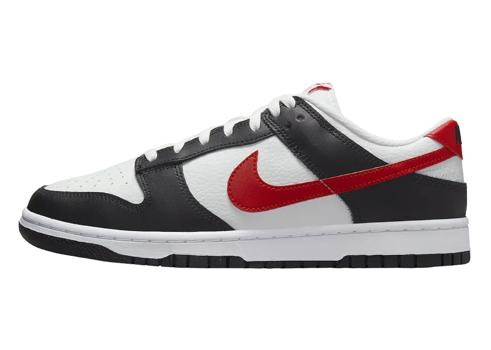Nike Dunk Low Retro Red Swoosh Panda - My Suti