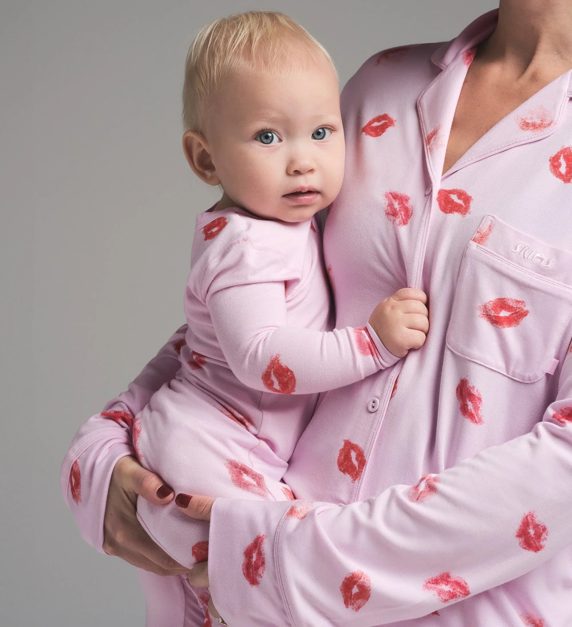 SKIMS SLEEP BABY ONESIE | CHERRY BLOSSOM LIPSTICK - TULUM - My Suti