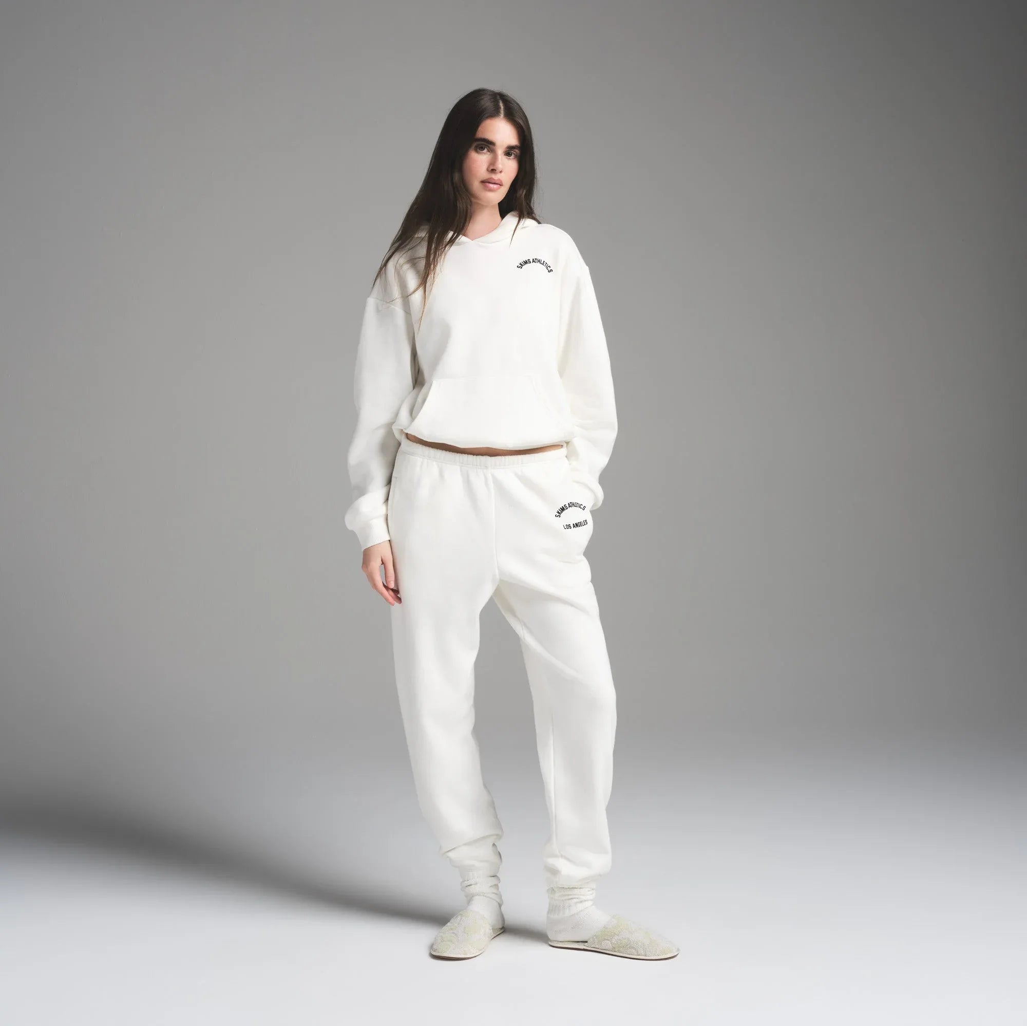 SKIMS COTTON FLEECE CLASSIC HOODIE | MARBLE GRAPHIC - KAPŞONLU ÜST - My Suti