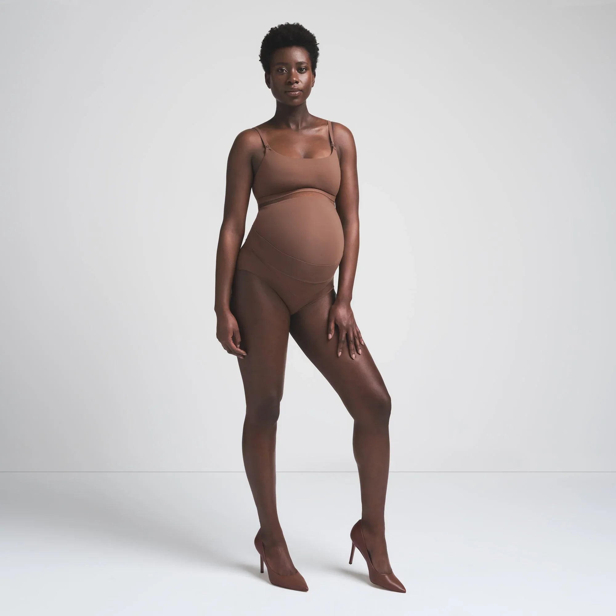SKIMS FITS EVERYBODY MATERNITY BANDED HIGH-WAISTED BRIEF | JASPER - KÜLOT - My Suti