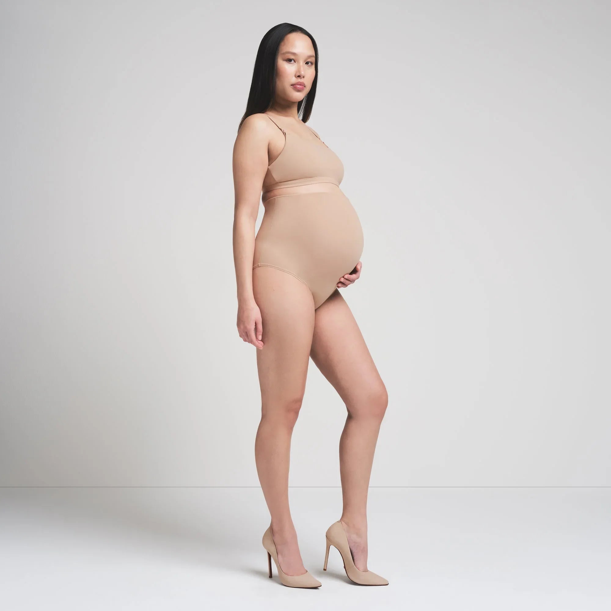 SKIMS FITS EVERYBODY MATERNITY HIGH-WAISTED BRIEF | CLAY - KÜLOT - My Suti