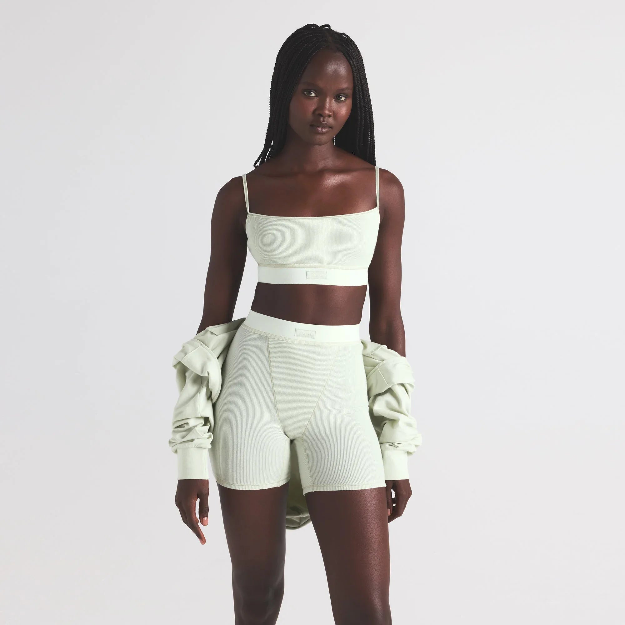 SKIMS COTTON RIB BOXER | SPEARMINT - KUTU ŞORT - My Suti