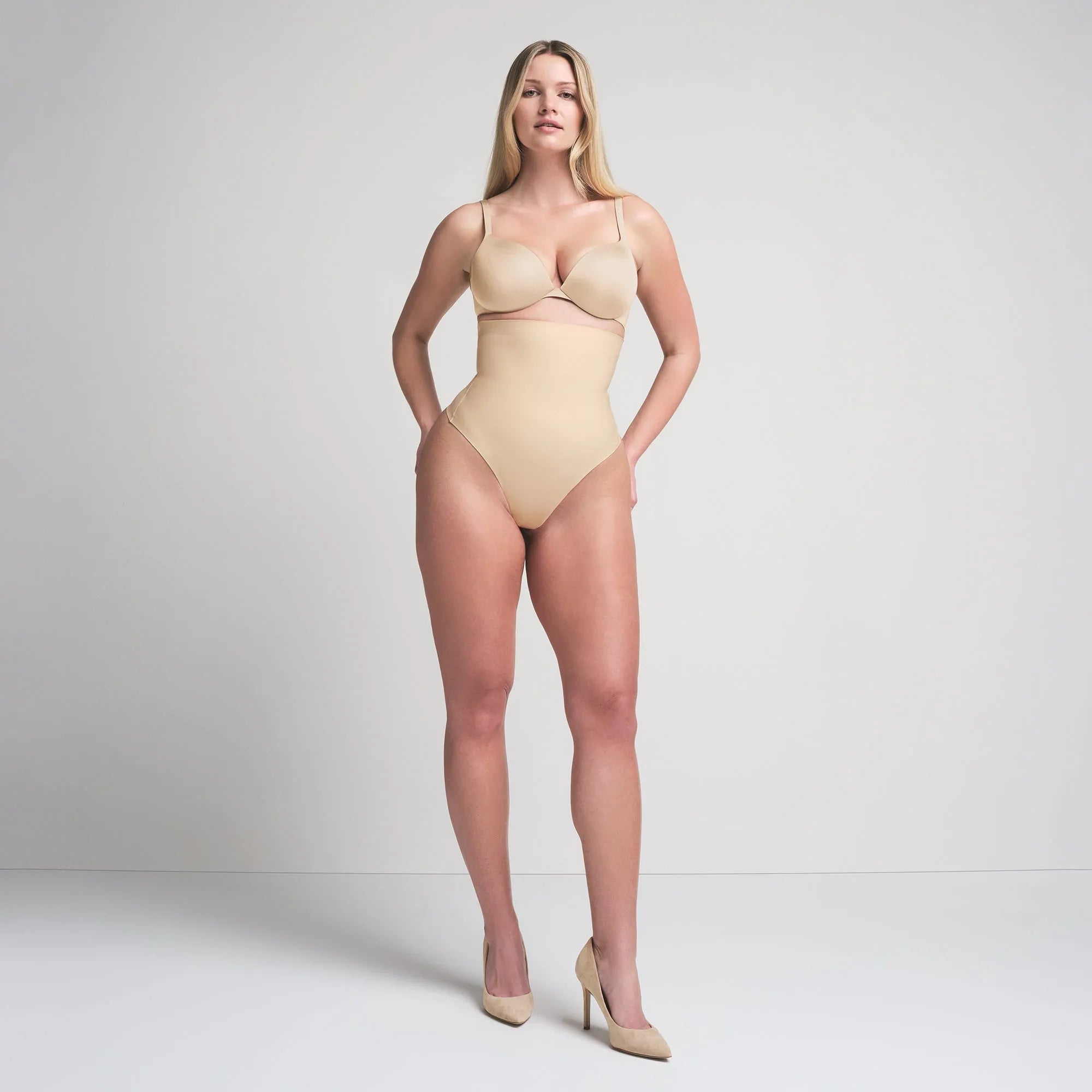 SKIMS BODY CORE SCULPT HIGH-WAISTED THONG | SAND - TANGA - My Suti