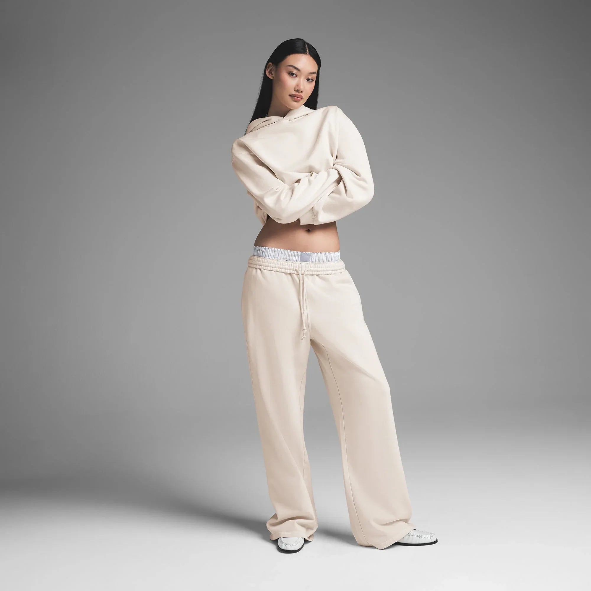 SKIMS BOYFRIEND FLEECE STRAIGHT LEG PANT | BUFF - PANTOLON - My Suti