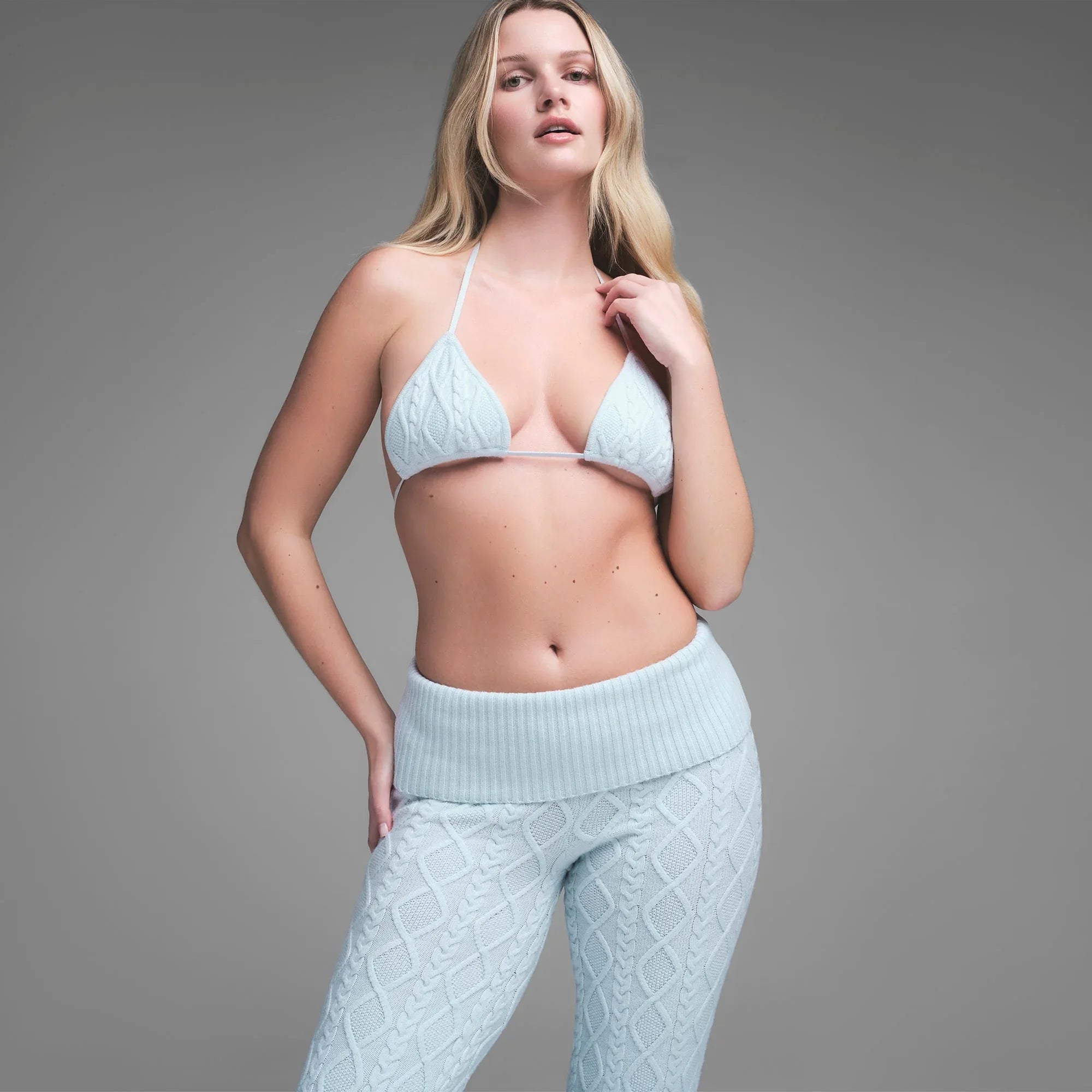 SKIMS SWEATER KNIT FOLDOVER PANT | CLOUD - TAYT - My Suti