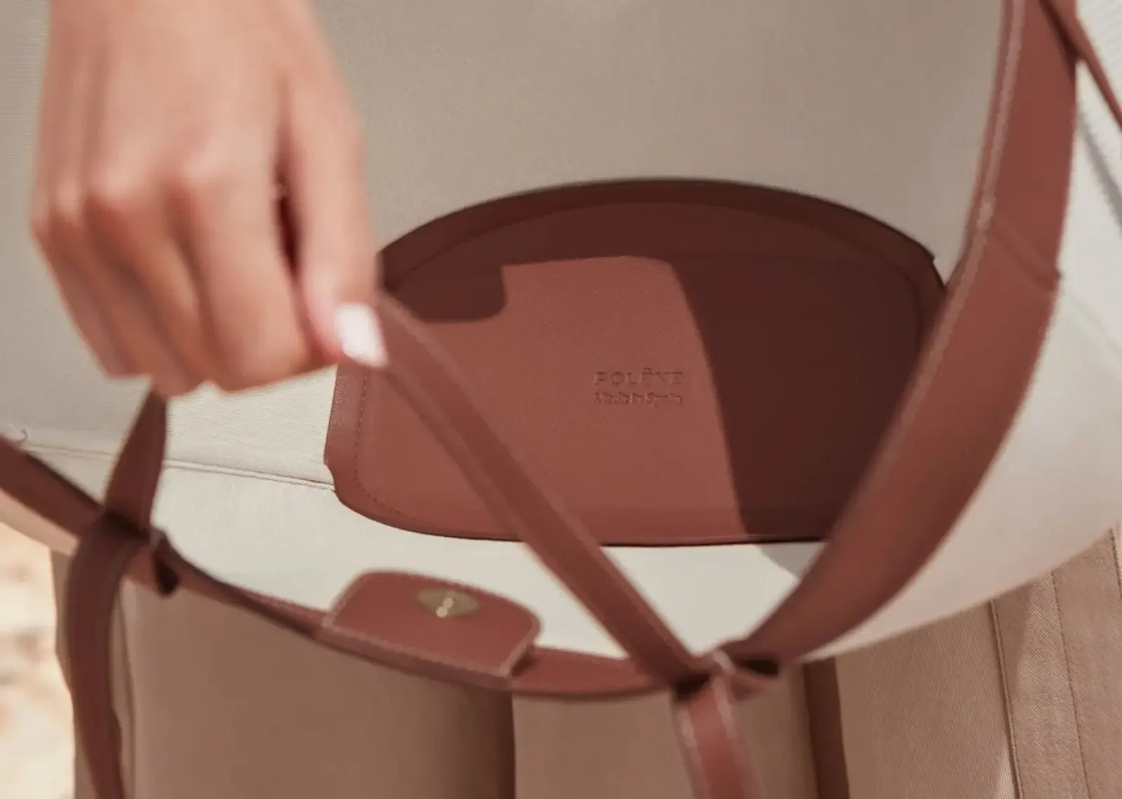 Polène Cyme Edition Cognac Canvas - My Suti