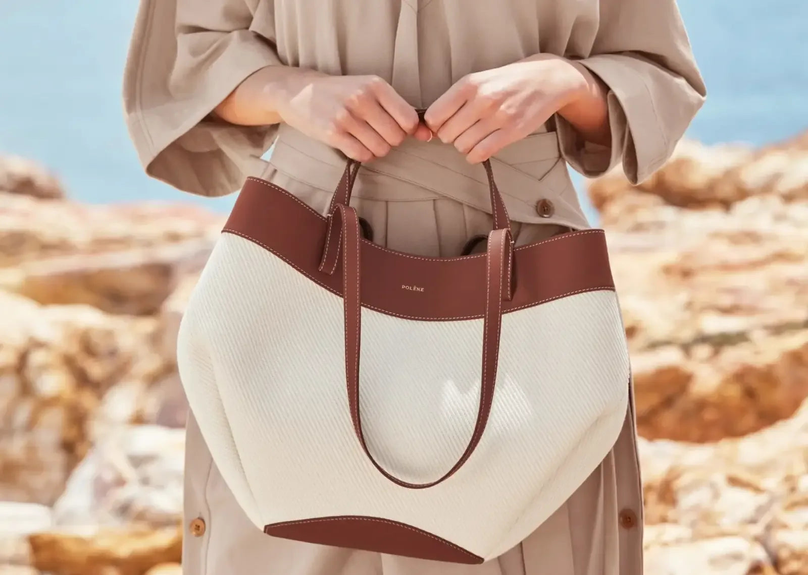 Polène Cyme Edition Cognac Canvas - My Suti