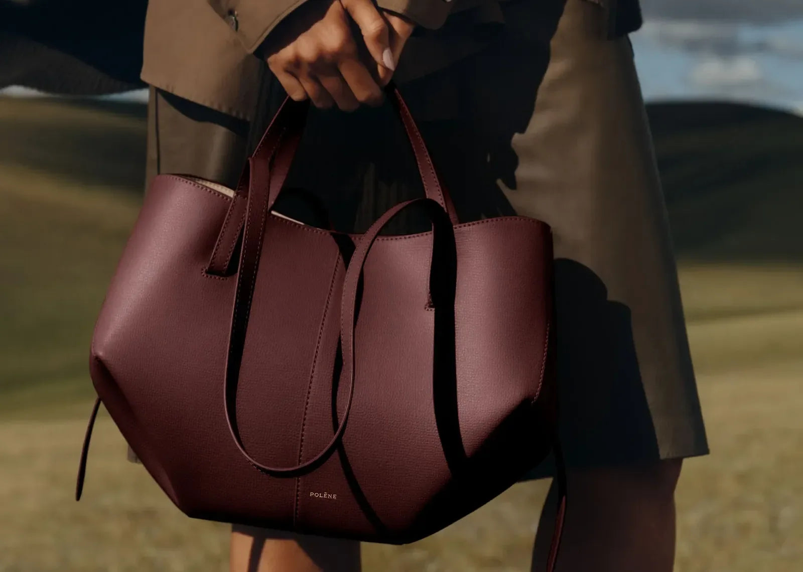 Polène Cyme Mini Edition Textured Black Cherry - My Suti