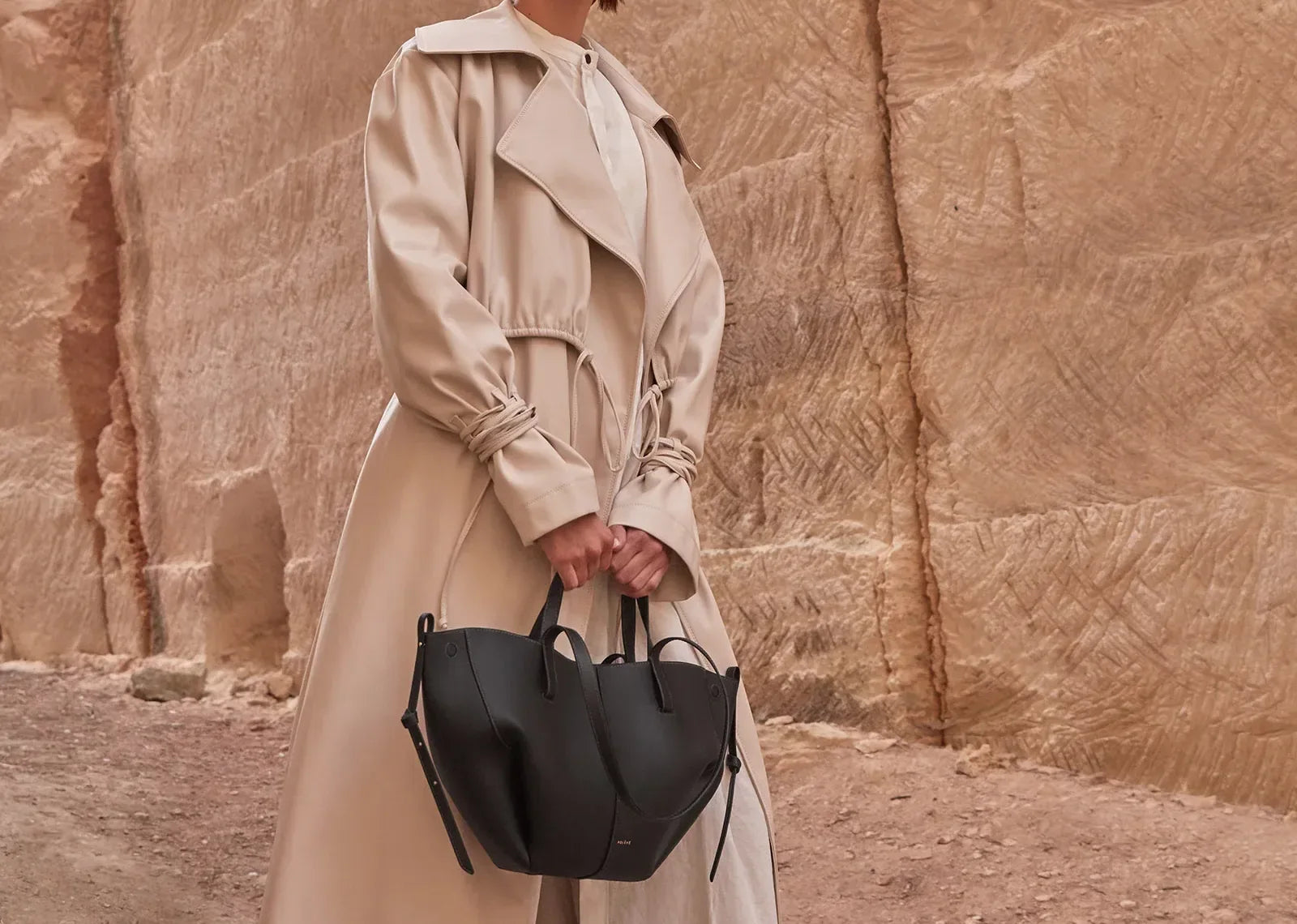 Polène Cyme Mini Edition Textured Black - My Suti