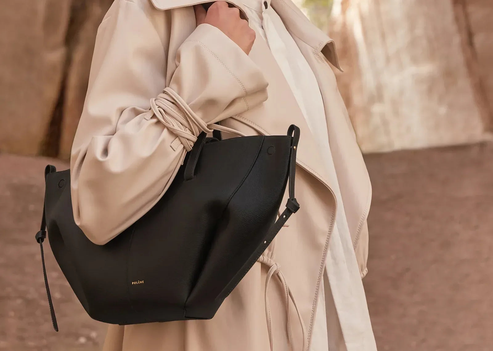 Polène Cyme Mini Edition Textured Black - My Suti