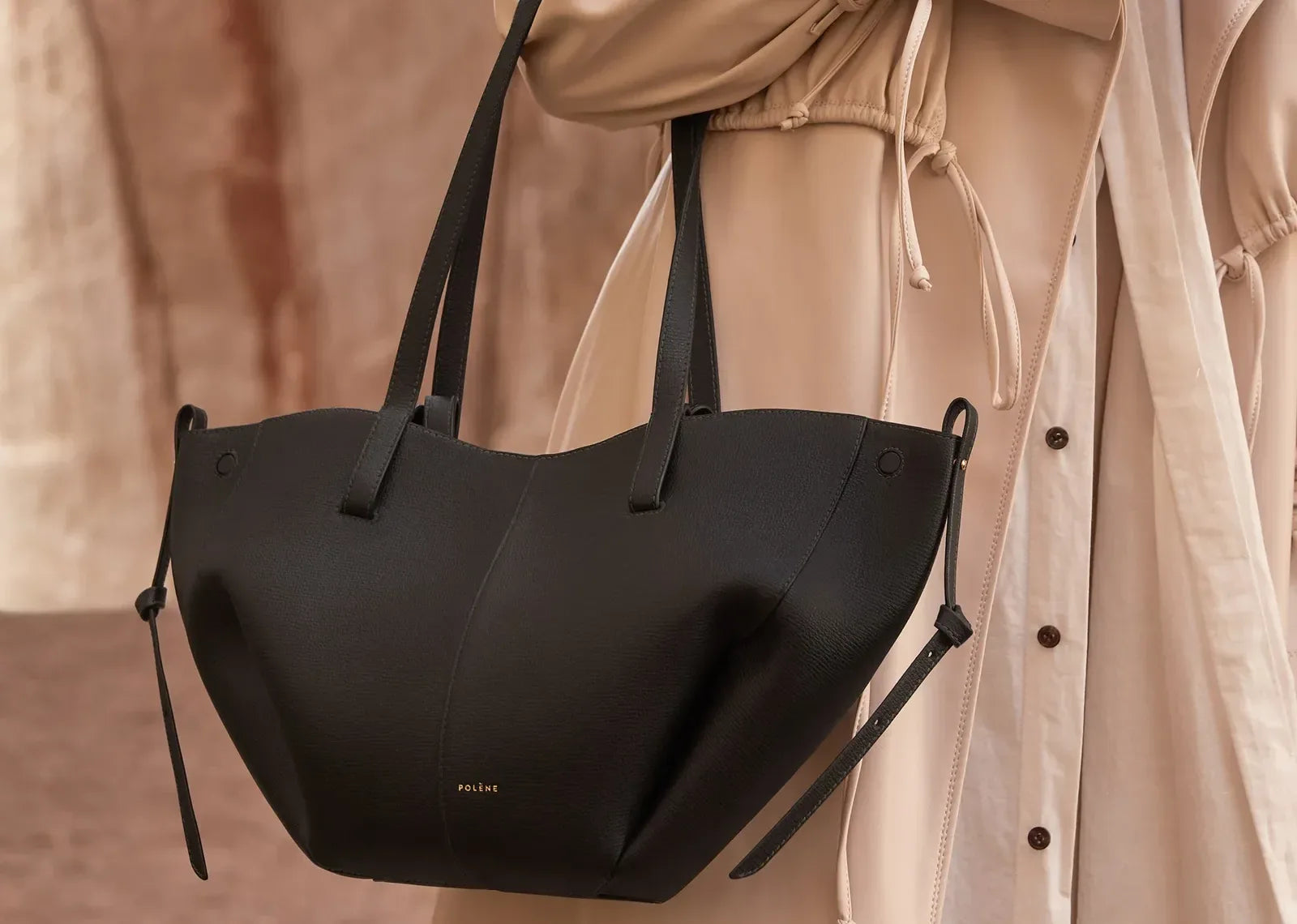 Polène Cyme Mini Edition Textured Black - My Suti