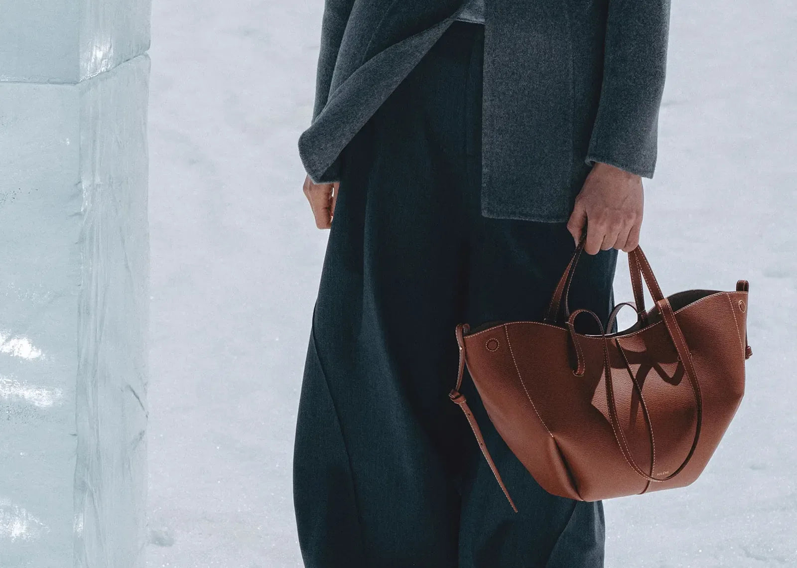 Polène Cyme Mini Edition Textured Cognac - My Suti