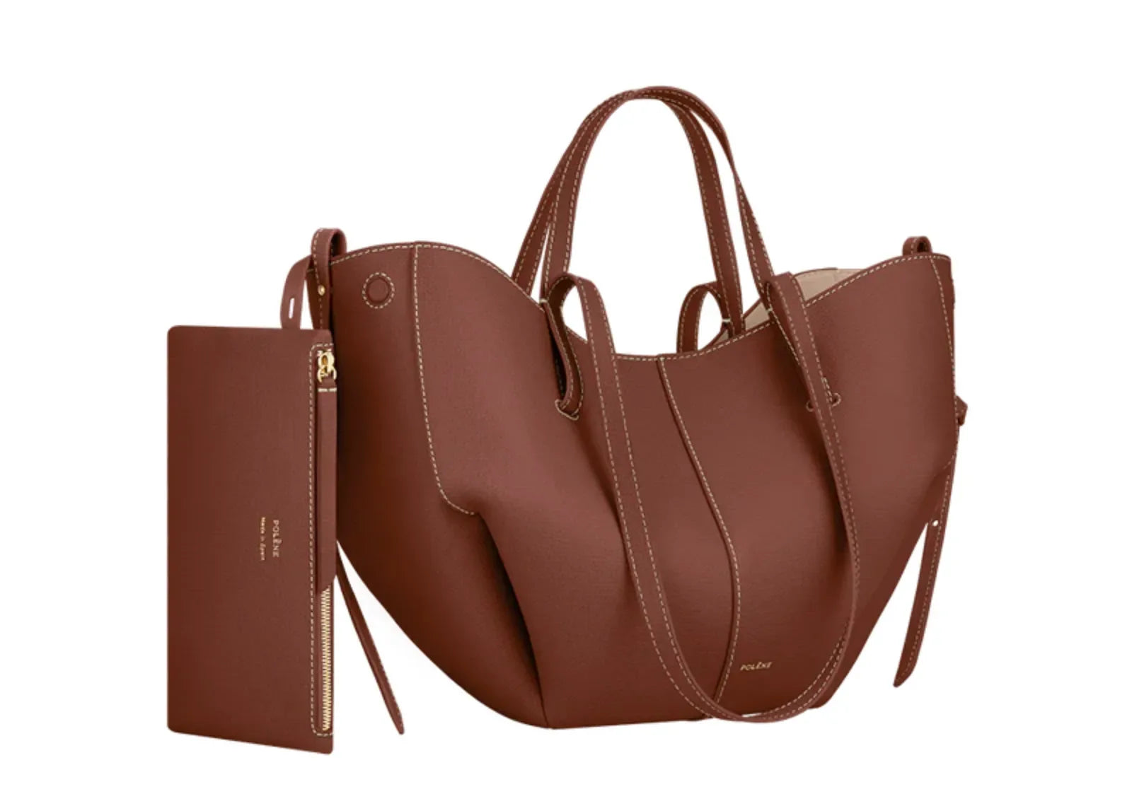 Polène Cyme Mini Edition Textured Cognac - My Suti