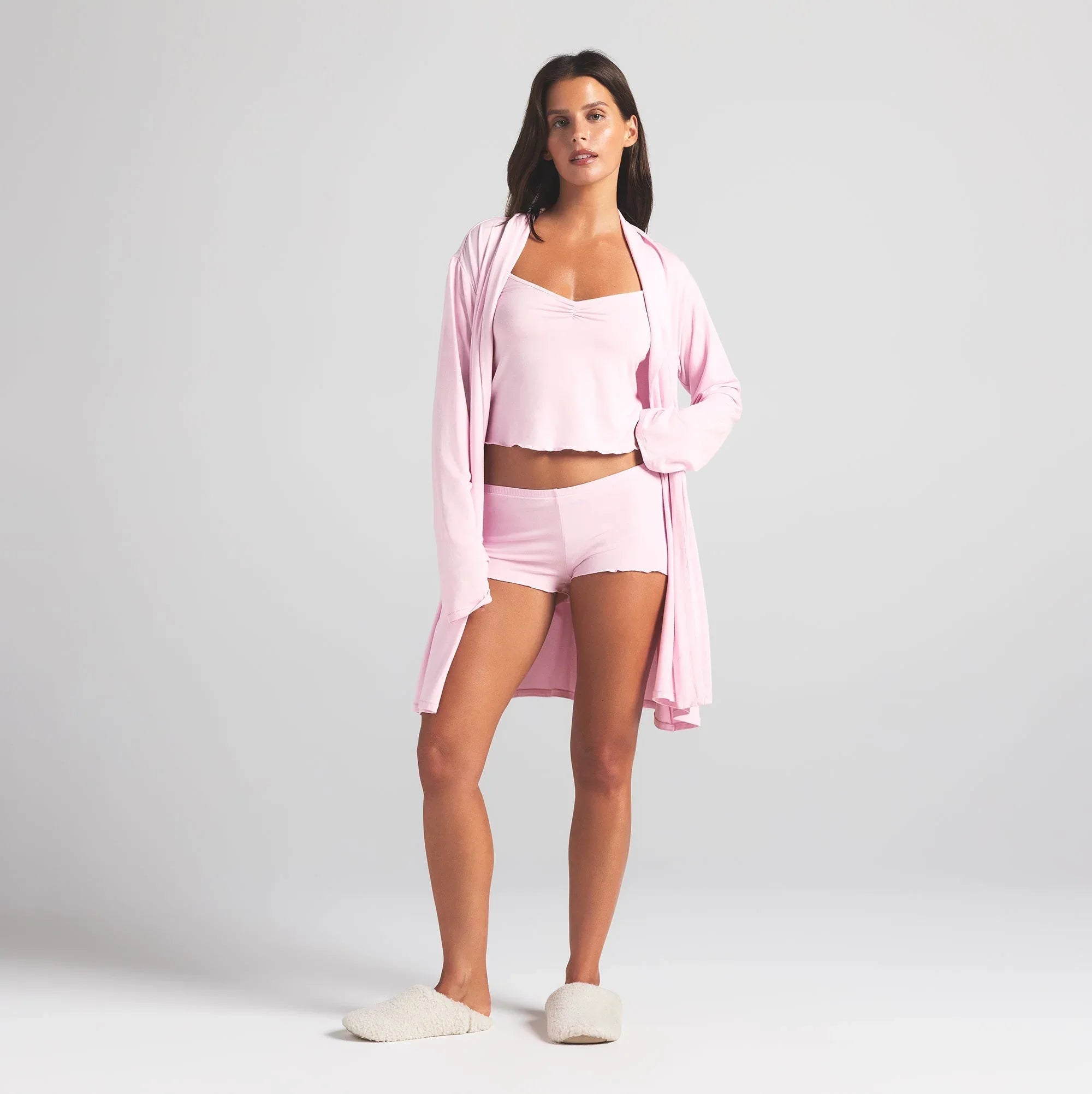 SKIMS SLEEP SHORT ROBE | CHERRY BLOSSOM - ROBE - My Suti