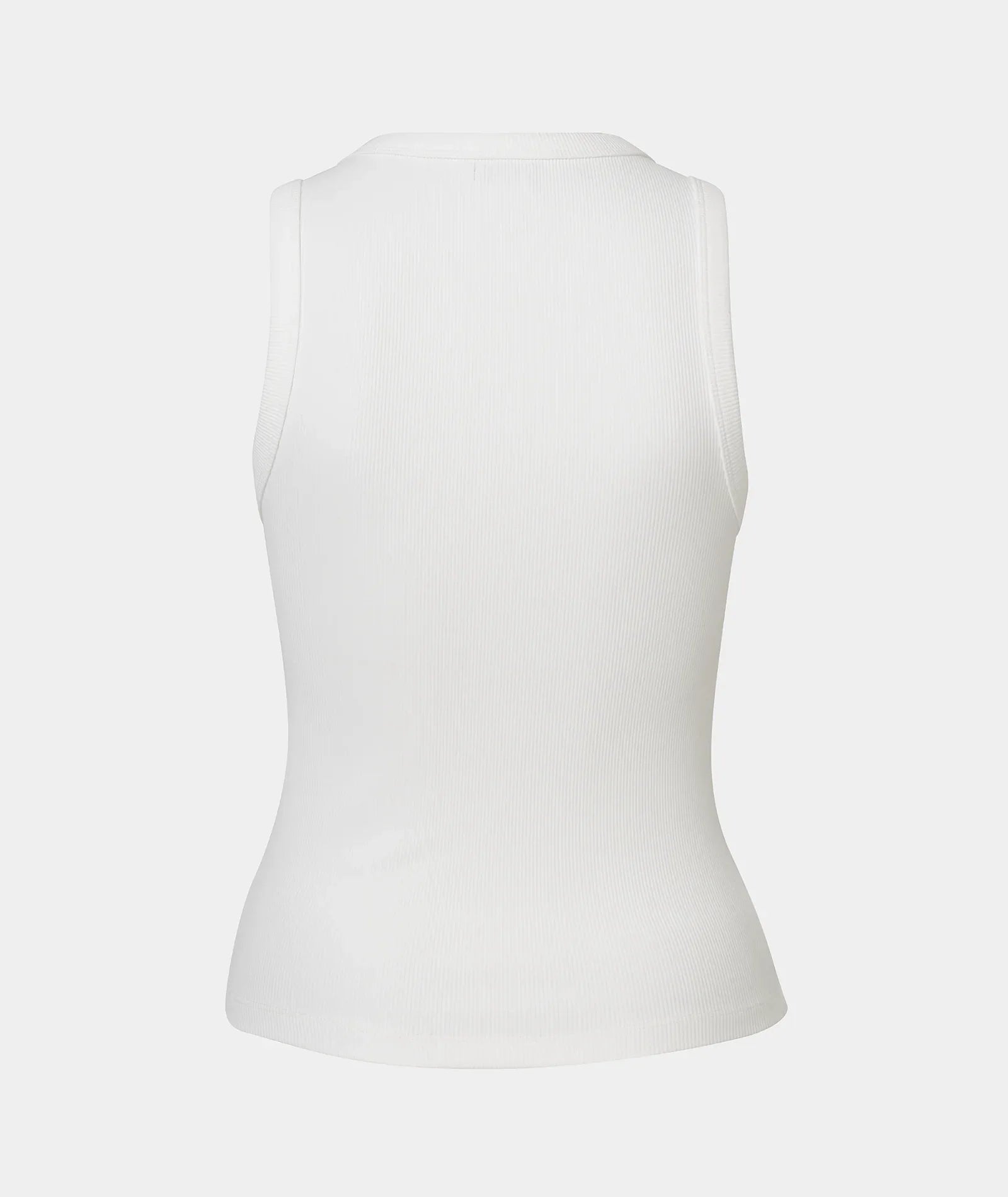 VEHLA RIBBED TANK - SNOW - Ribbed Atlet - My Suti