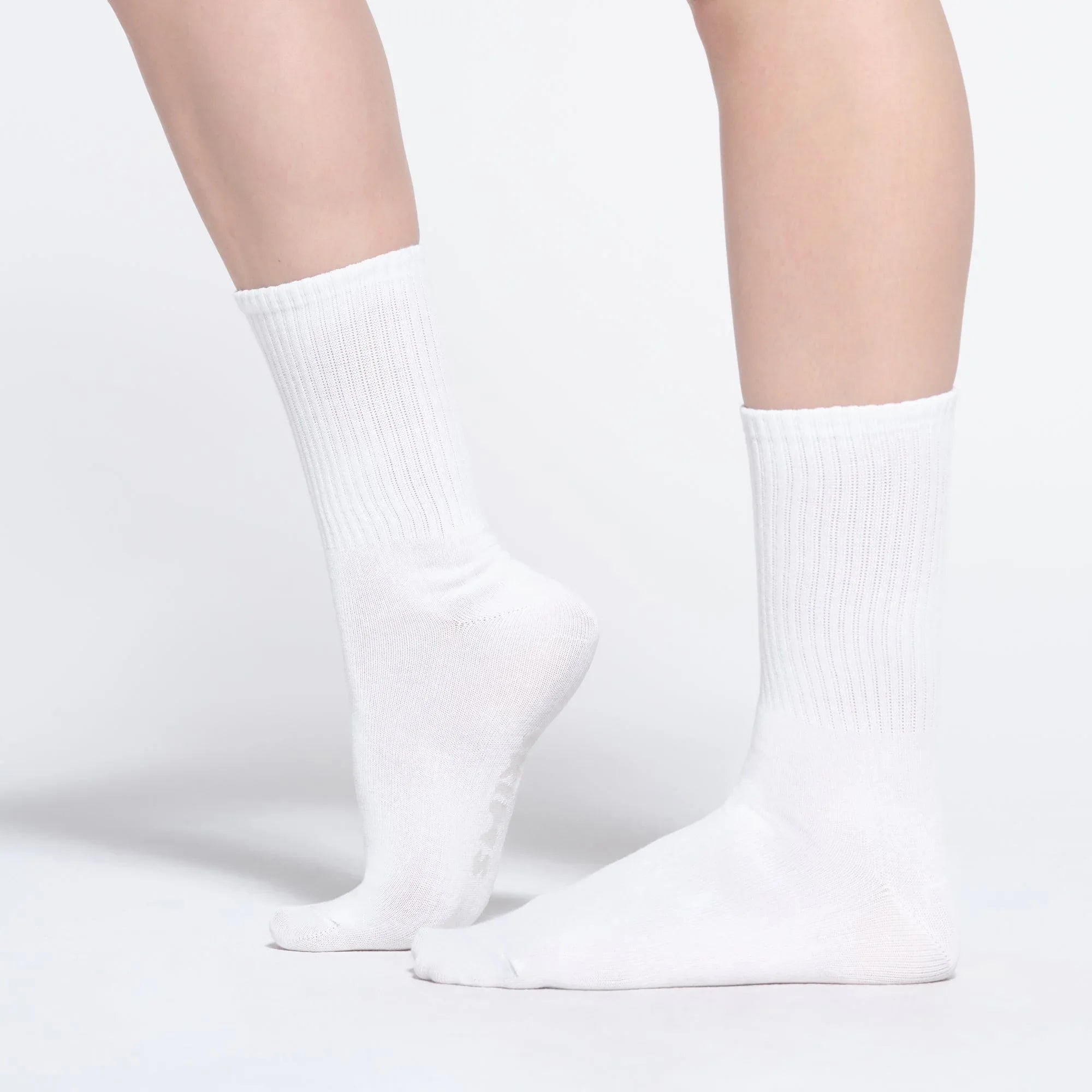 SKIMS RIBBED CREW SOCK | SNOW - ÇORAP - My Suti