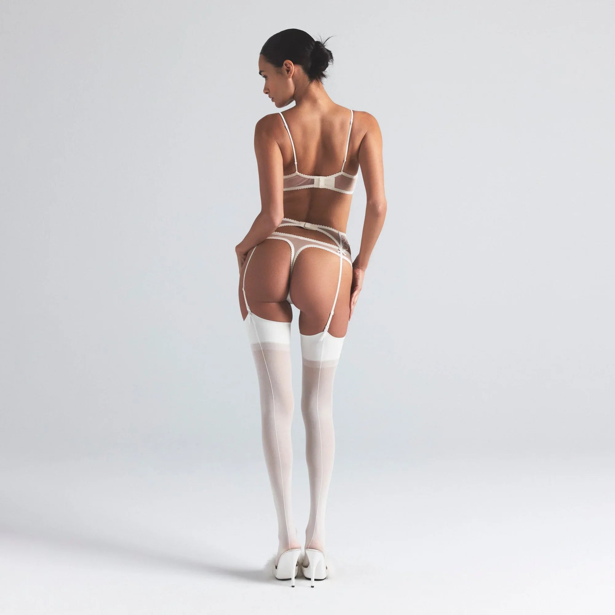 SKIMS HOSIERY THIGH HIGH STOCKINGS | MARBLE - ÇORAP - My Suti