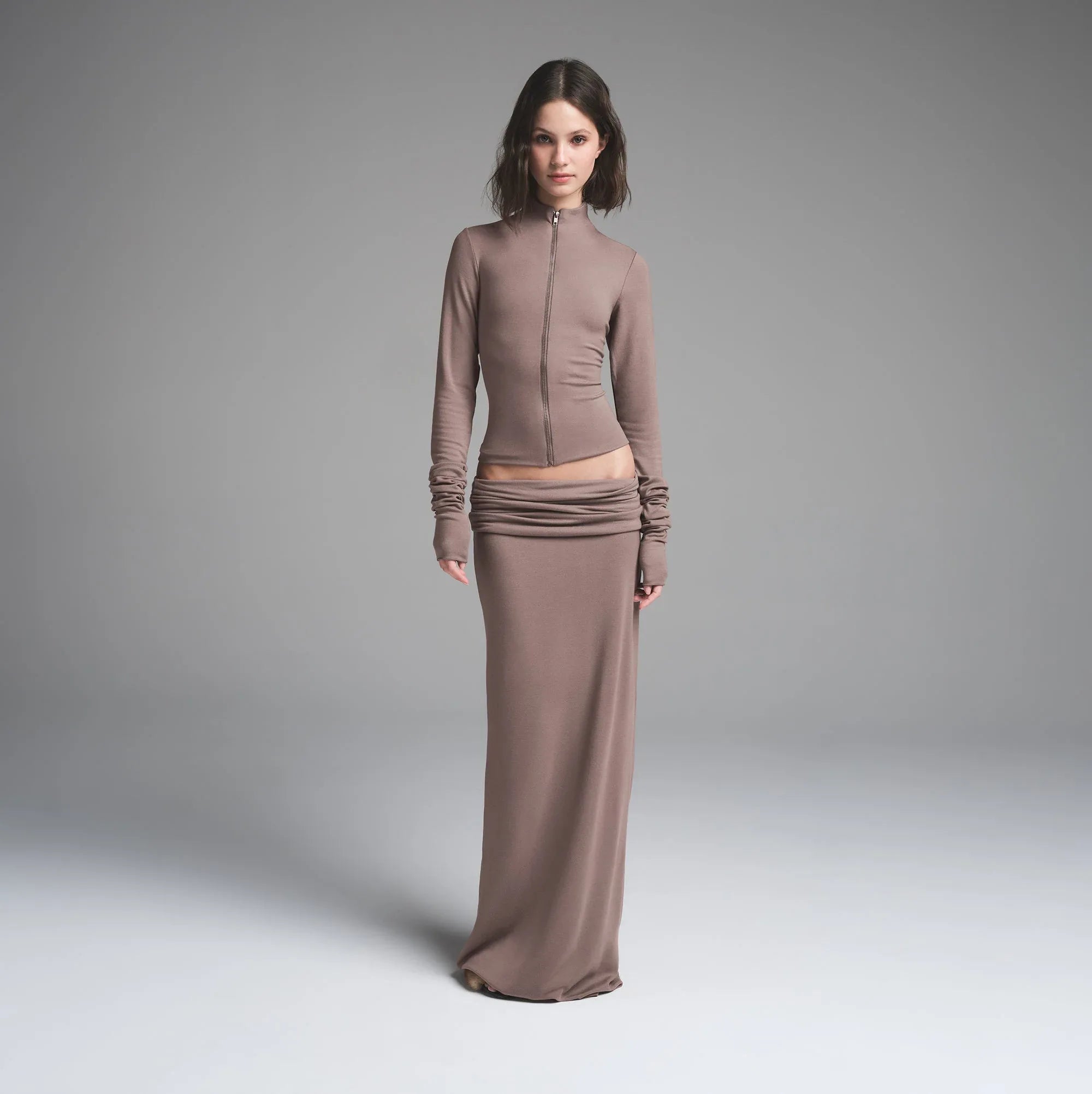 SKIMS CLOUD FOLDOVER SKIRT | AMETHYST - ETEK - My Suti