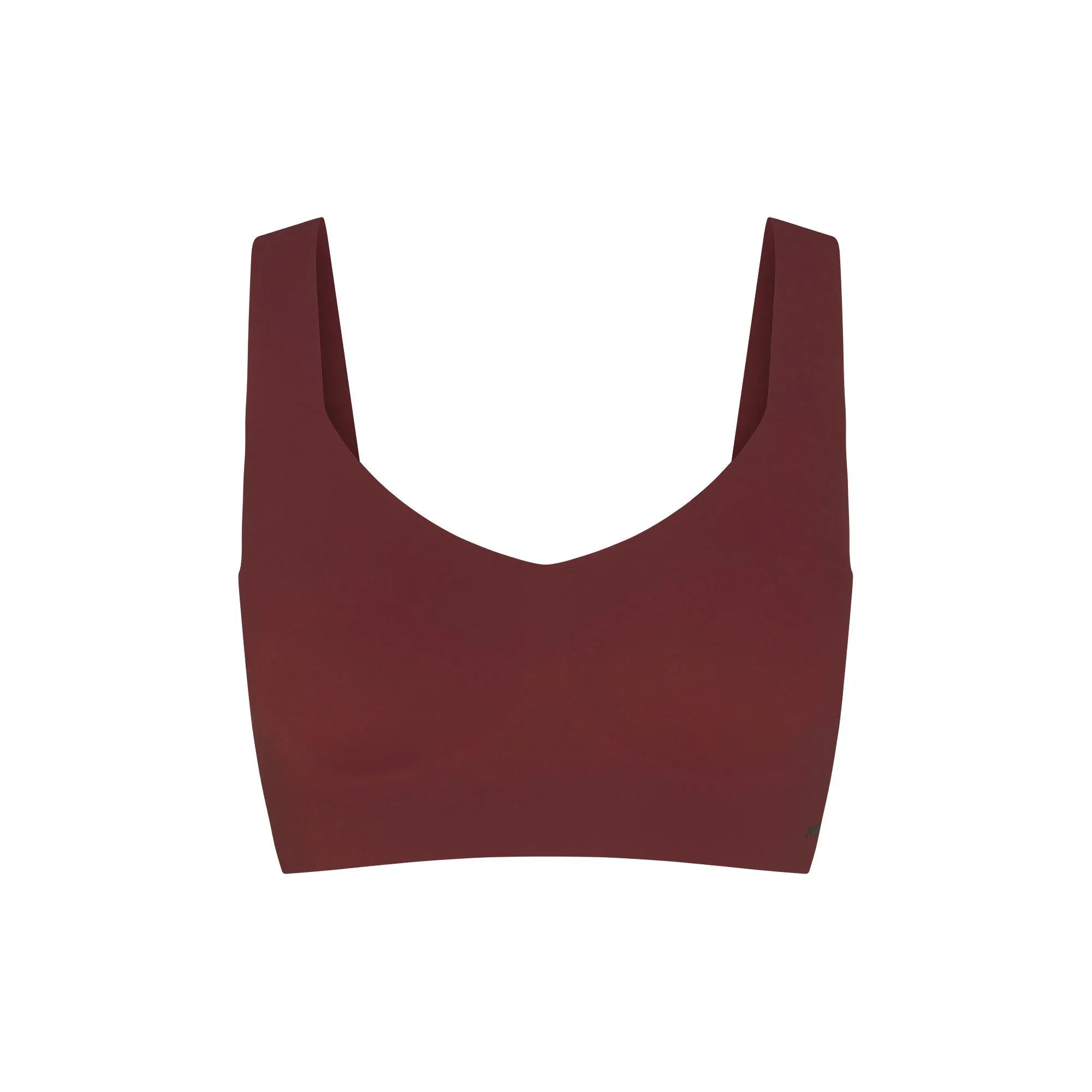 SKIMS NAKED PLUNGE LONGLINE BRALETTE | OXBLOOD - SÜTYEN - My Suti