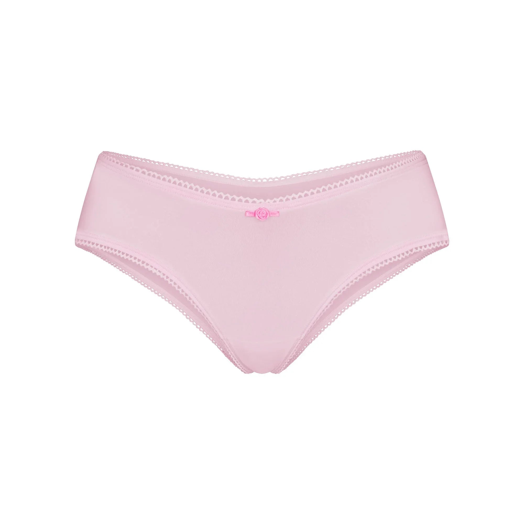 SKIMS FITS EVERYBODY PICOT TANGA | CHERRY BLOSSOM TONAL - TANGA - My Suti