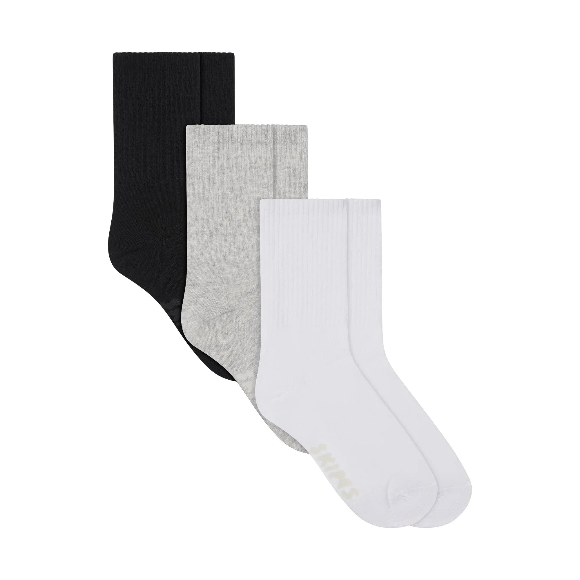 SKIMS RIBBED CREW SOCK 3-PACK | CORE MULTI - ÇORAP - My Suti