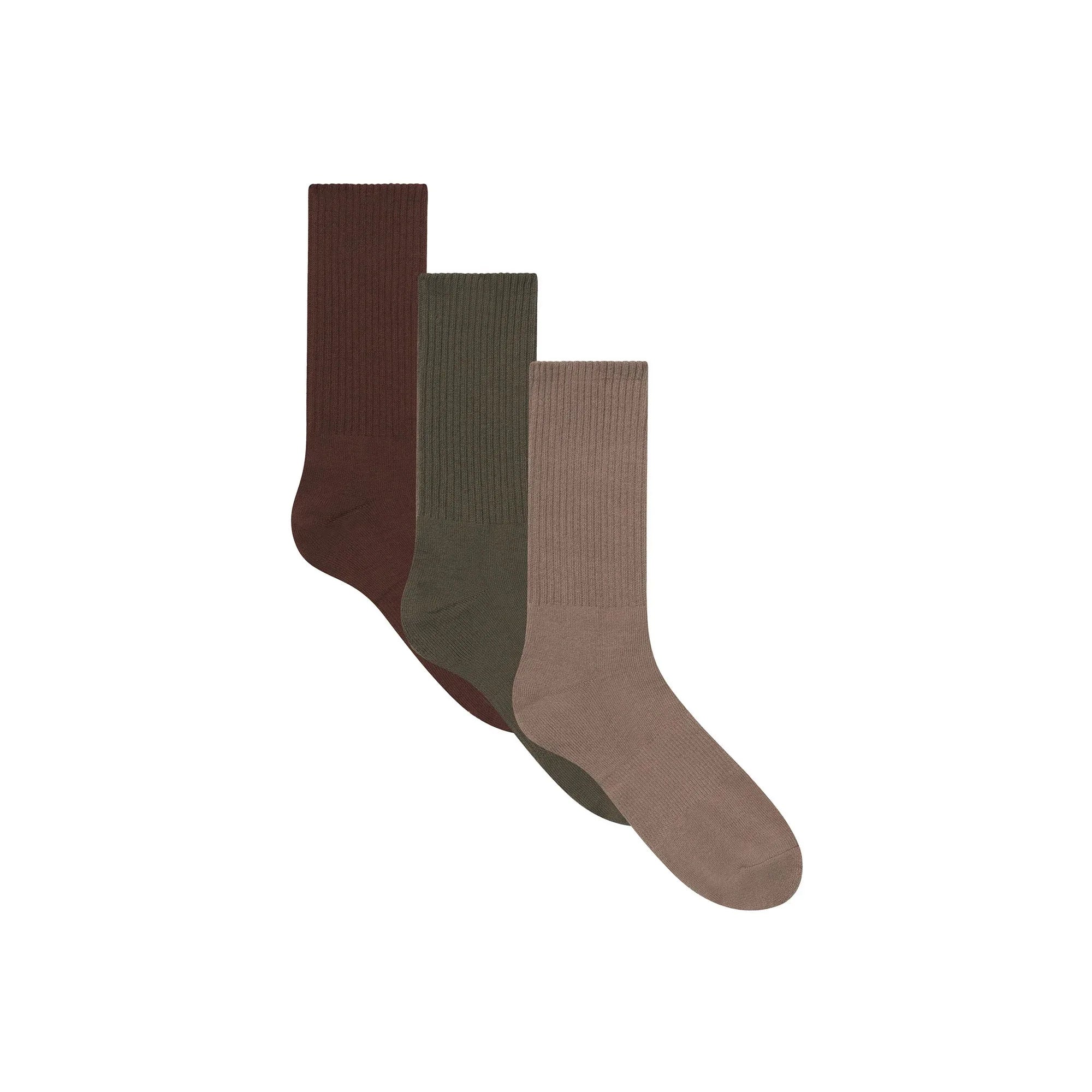 SKIMS MENS TUBE CREW SOCK 3-PACK | OAKMOSS MULTI - ÇORAP - My Suti