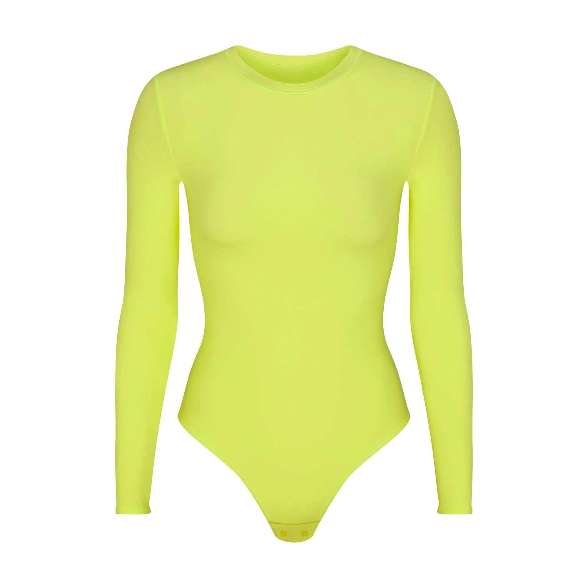 SKIMS FITS EVERYBODY LONG SLEEVE CREW NECK BODYSUIT | DAFFODIL - BODY - My Suti