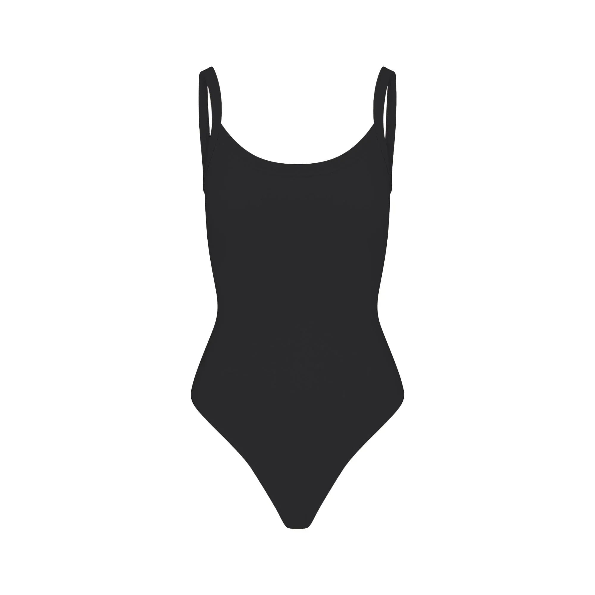 SKIMS COTTON JERSEY SCOOP NECK BODYSUIT | SOOT - BODYSUIT - My Suti