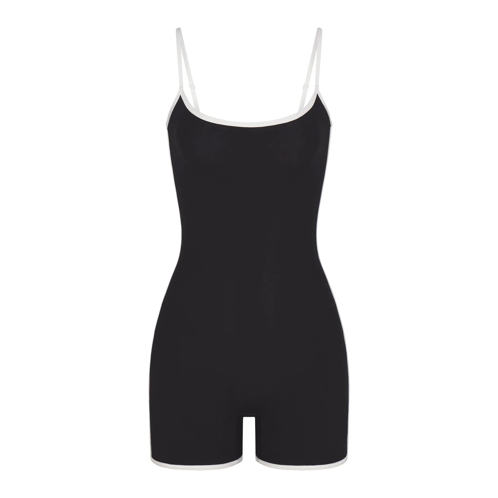 SKIMS FITS EVERYBODY CONTRAST TRIM ONESIE | ONYX - ONESIE - My Suti