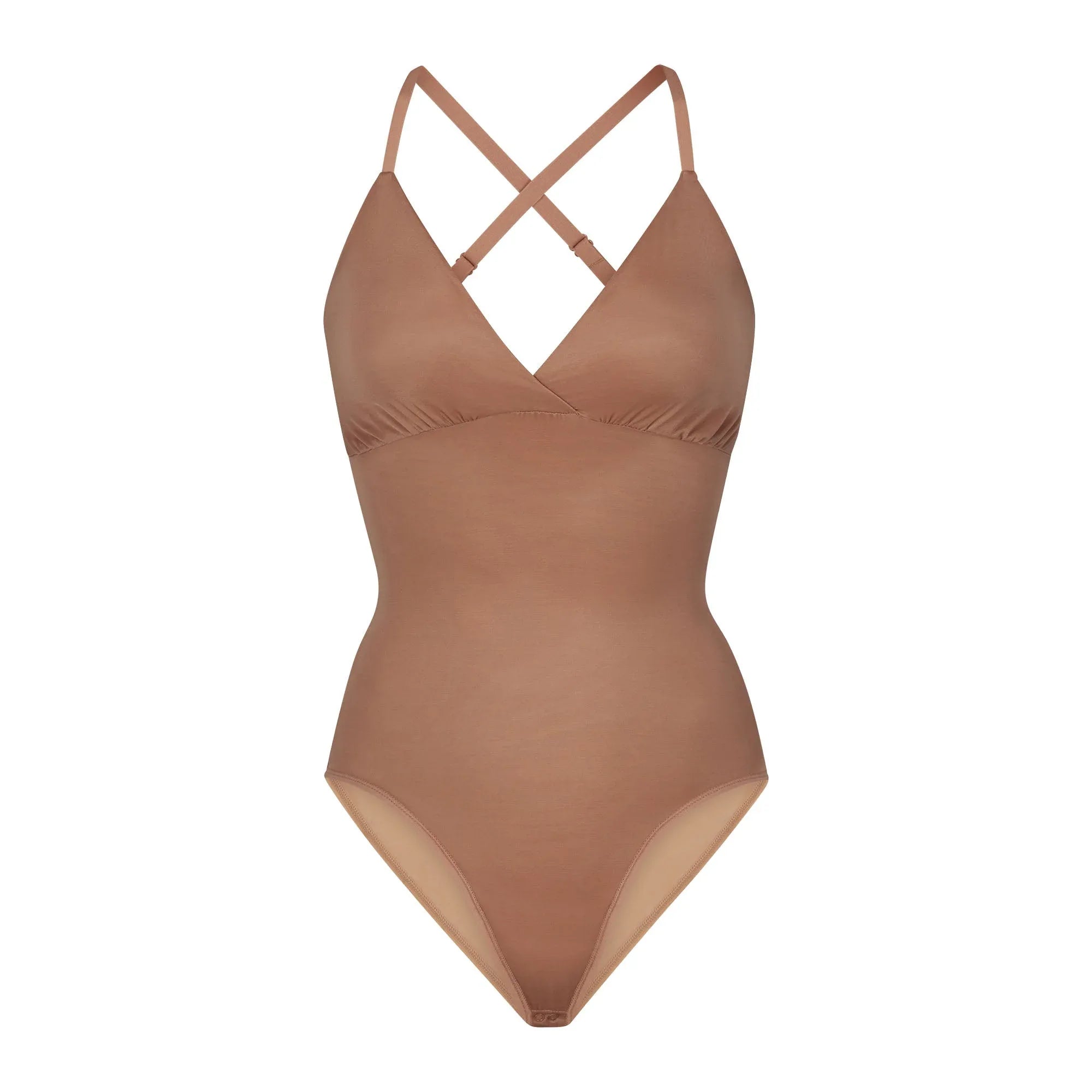 SKIMS SIMPLY BARE BODYSUIT BRIEF W/ SNAPS | SIENNA - BODYSUIT - My Suti