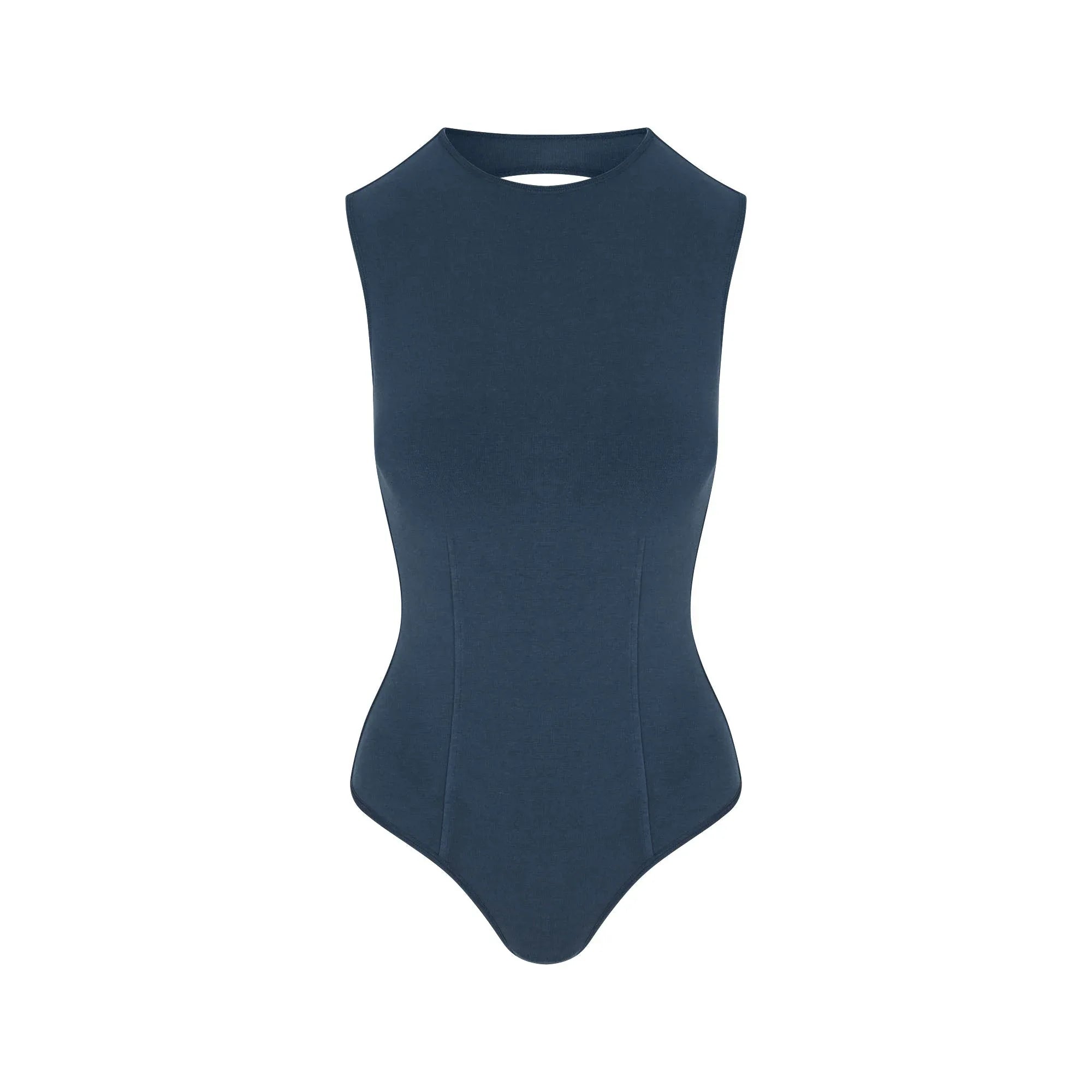 SKIMS OUTDOOR OPEN BACK BODYSUIT | INDIGO - BODYSUIT - My Suti