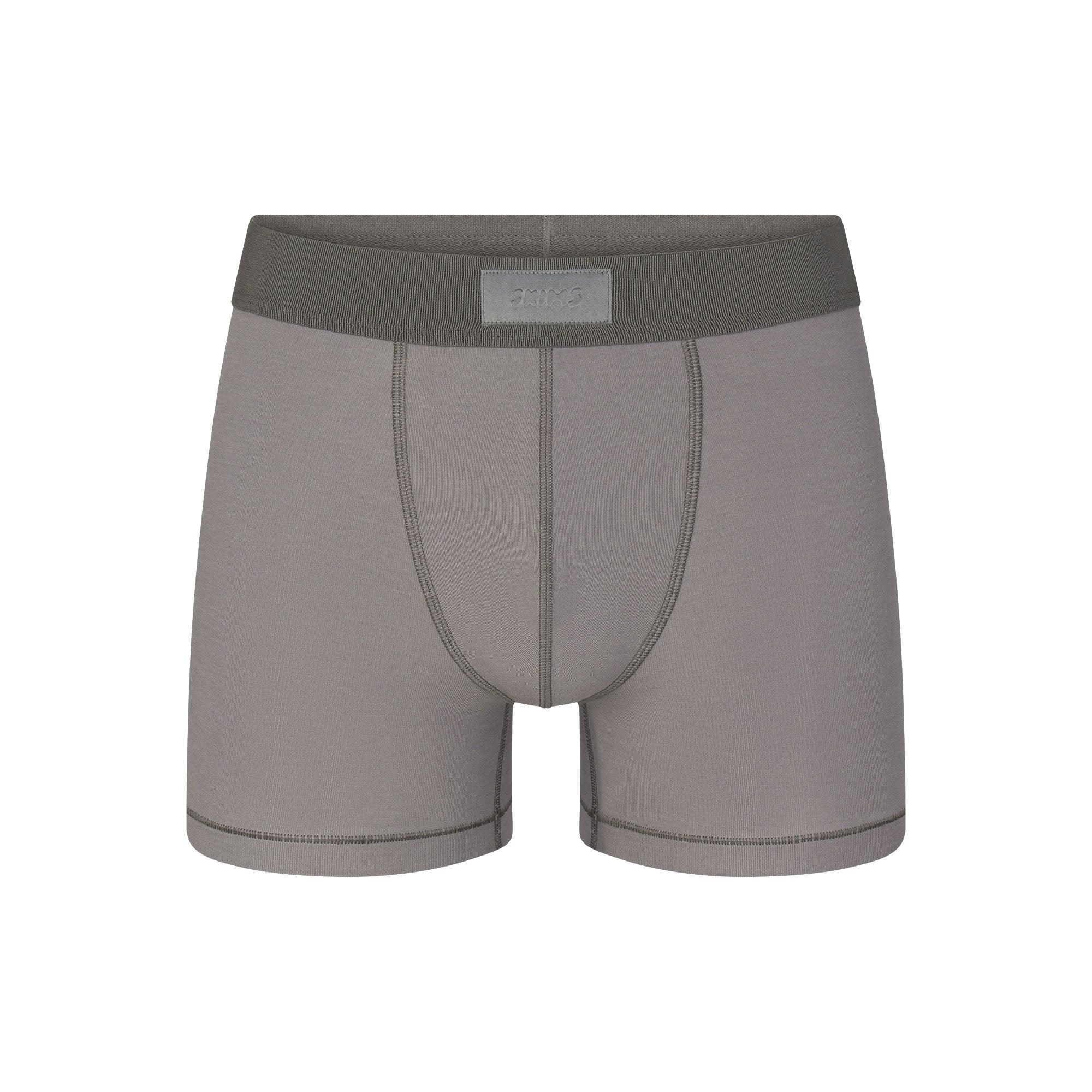 SKIMS COTTON MENS 3" BOXER BRIEF | WASHED GUNMETAL - KUTU ŞORT - My Suti