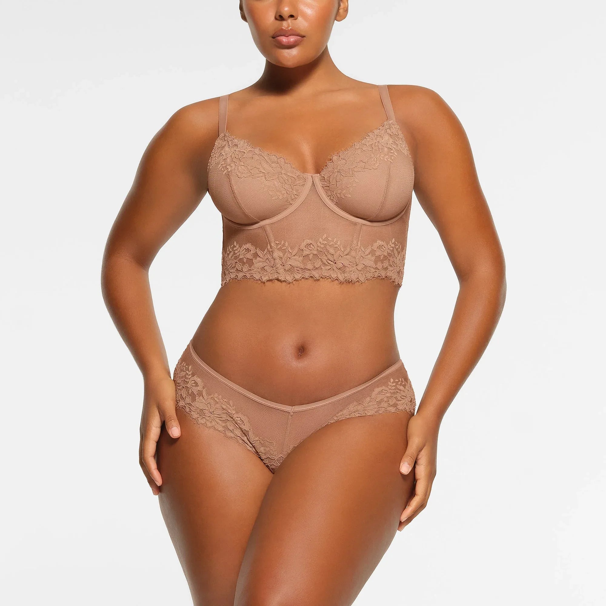 SKIMS LACE LINED DEMI CORSET | SIENNA - KORSE - My Suti