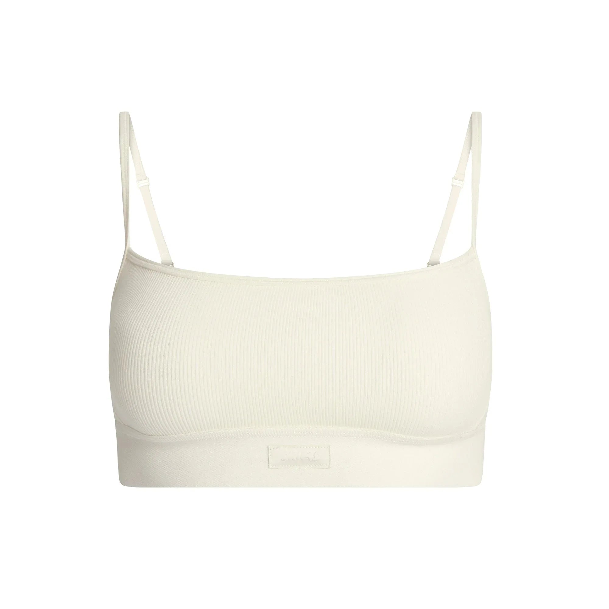 SKIMS COTTON RIB SCOOP BRALETTE | MARBLE - SÜTYEN - My Suti