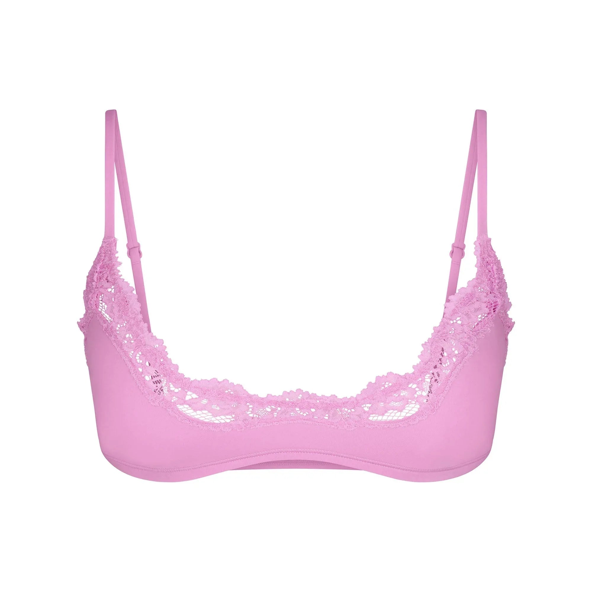 SKIMS FITS EVERYBODY LACE SCOOP BRALETTE | PETAL - SÜTYEN - My Suti