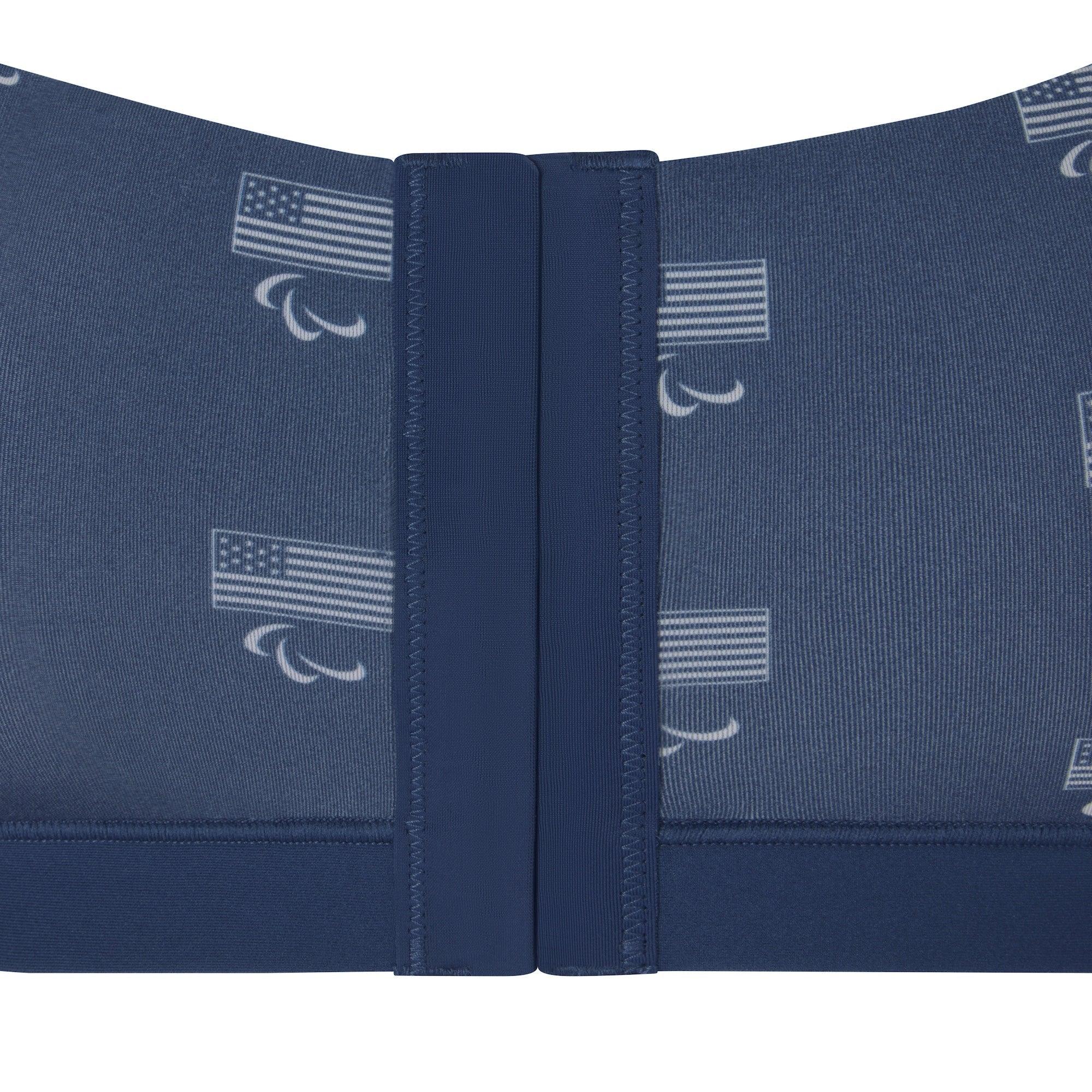 SKIMS FOR TEAM USA FITS EVERYBODY ADAPTIVE PARALYMPIC SCOOP BRALETTE | NAVY - SÜTYEN - My Suti