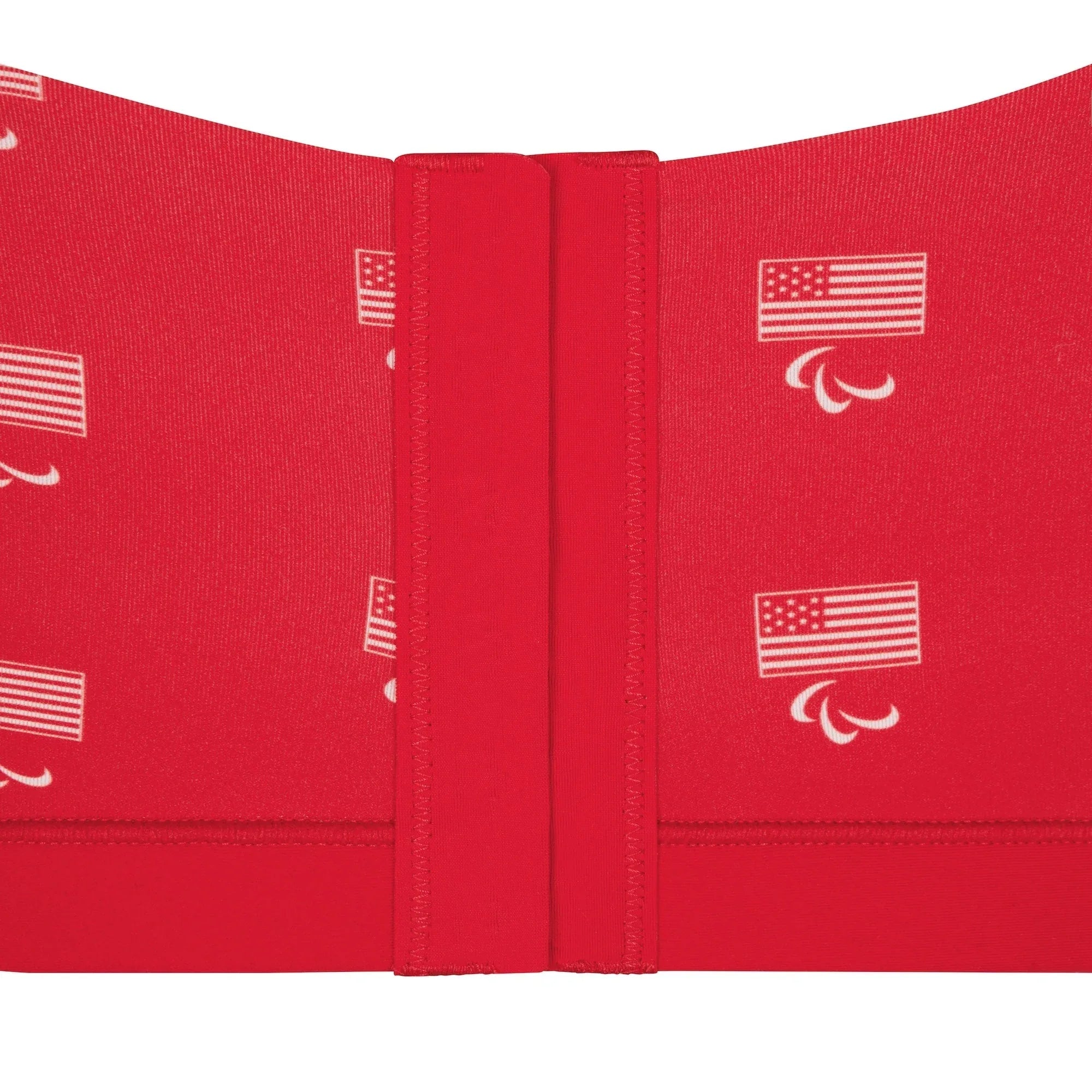 SKIMS FOR TEAM USA FITS EVERYBODY ADAPTIVE PARALYMPIC SCOOP BRALETTE | RED - SÜTYEN - My Suti