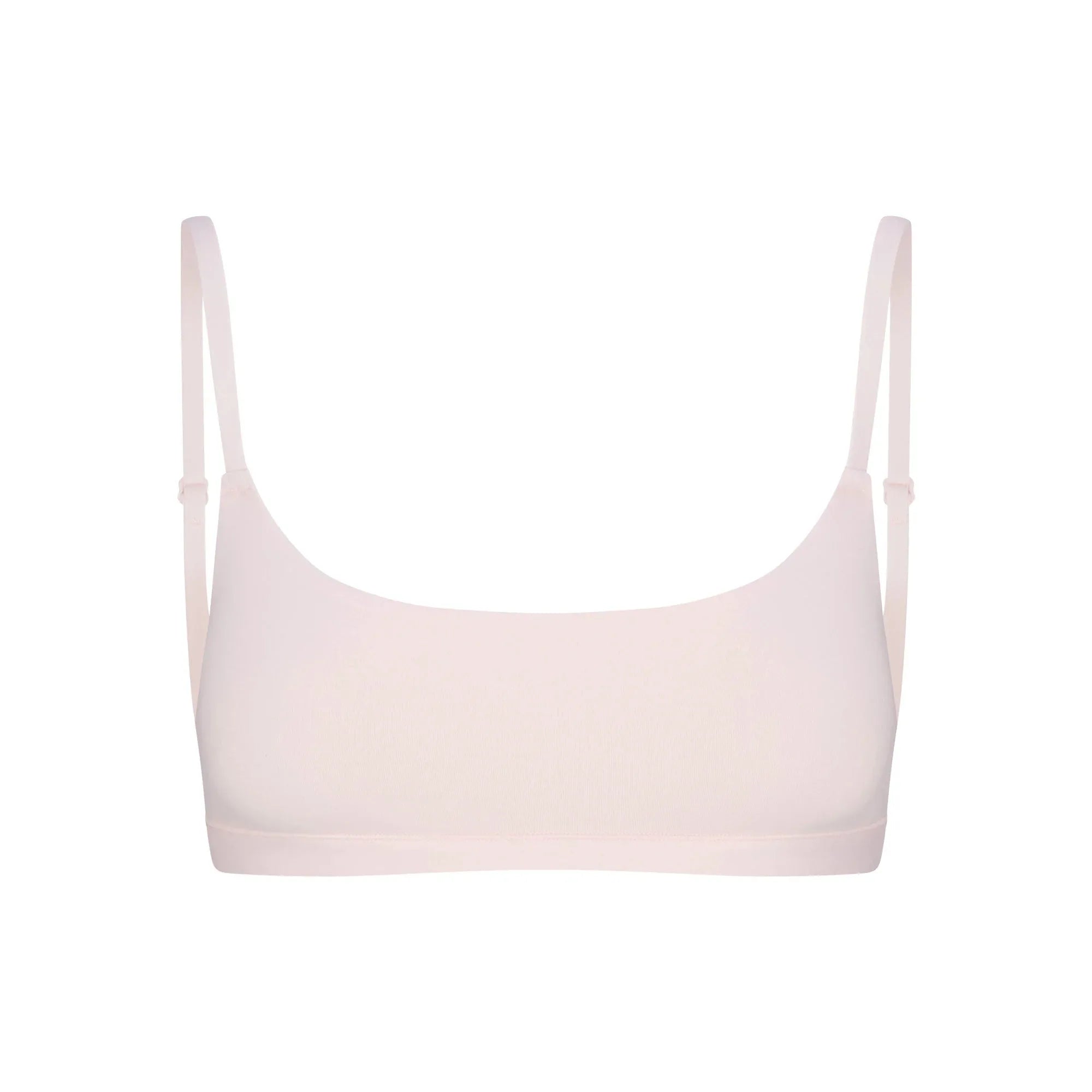 SKIMS COTTON JERSEY SCOOP BRALETTE | BARELY PINK - SÜTYEN - My Suti