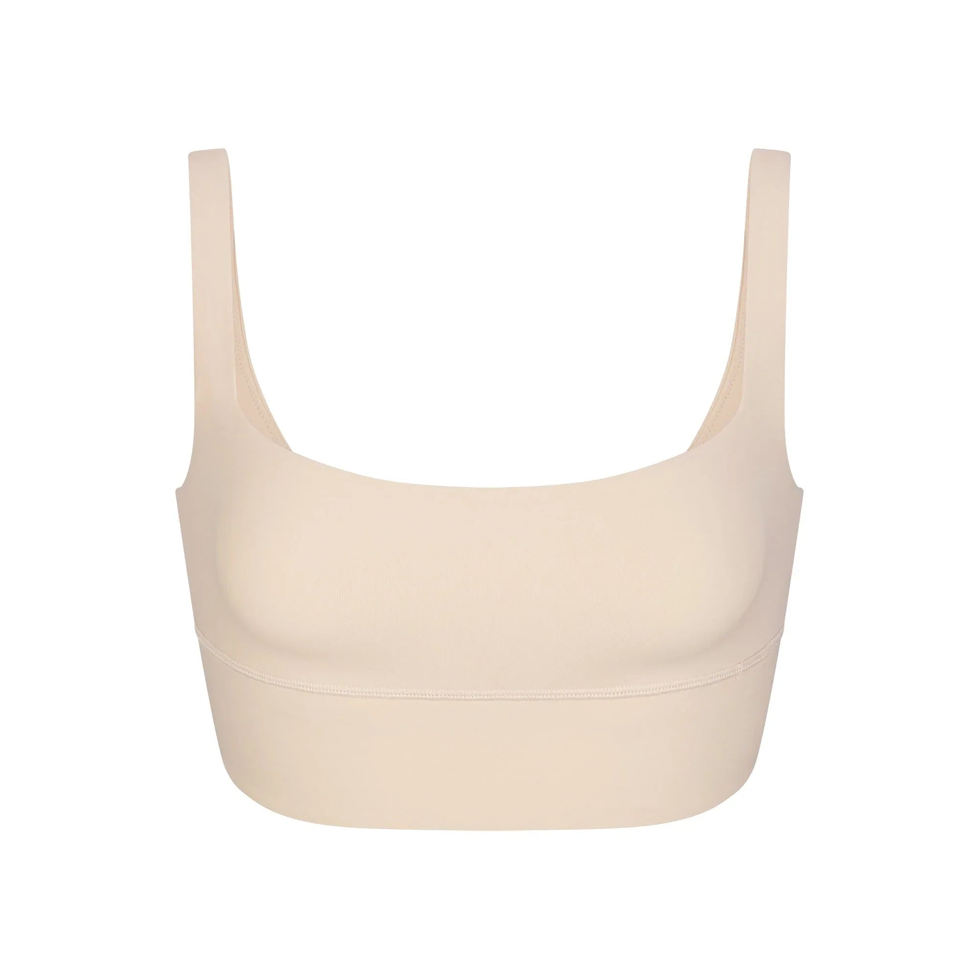 SKIMS FITS EVERYBODY SQUARE NECK LONGLINE BRALETTE | SAND - SÜTYEN - My Suti