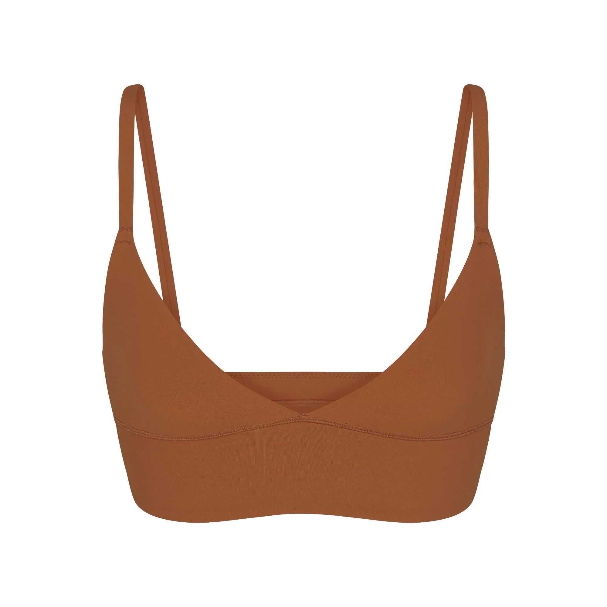 SKIMS FITS EVERYBODY TRIANGLE LONGLINE BRALETTE | BRONZE - SÜTYEN - My Suti