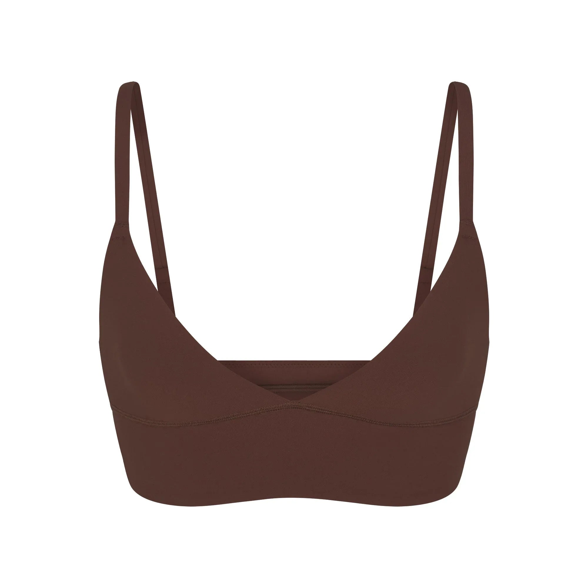 SKIMS FITS EVERYBODY TRIANGLE LONGLINE BRALETTE | COCOA - SÜTYEN - My Suti
