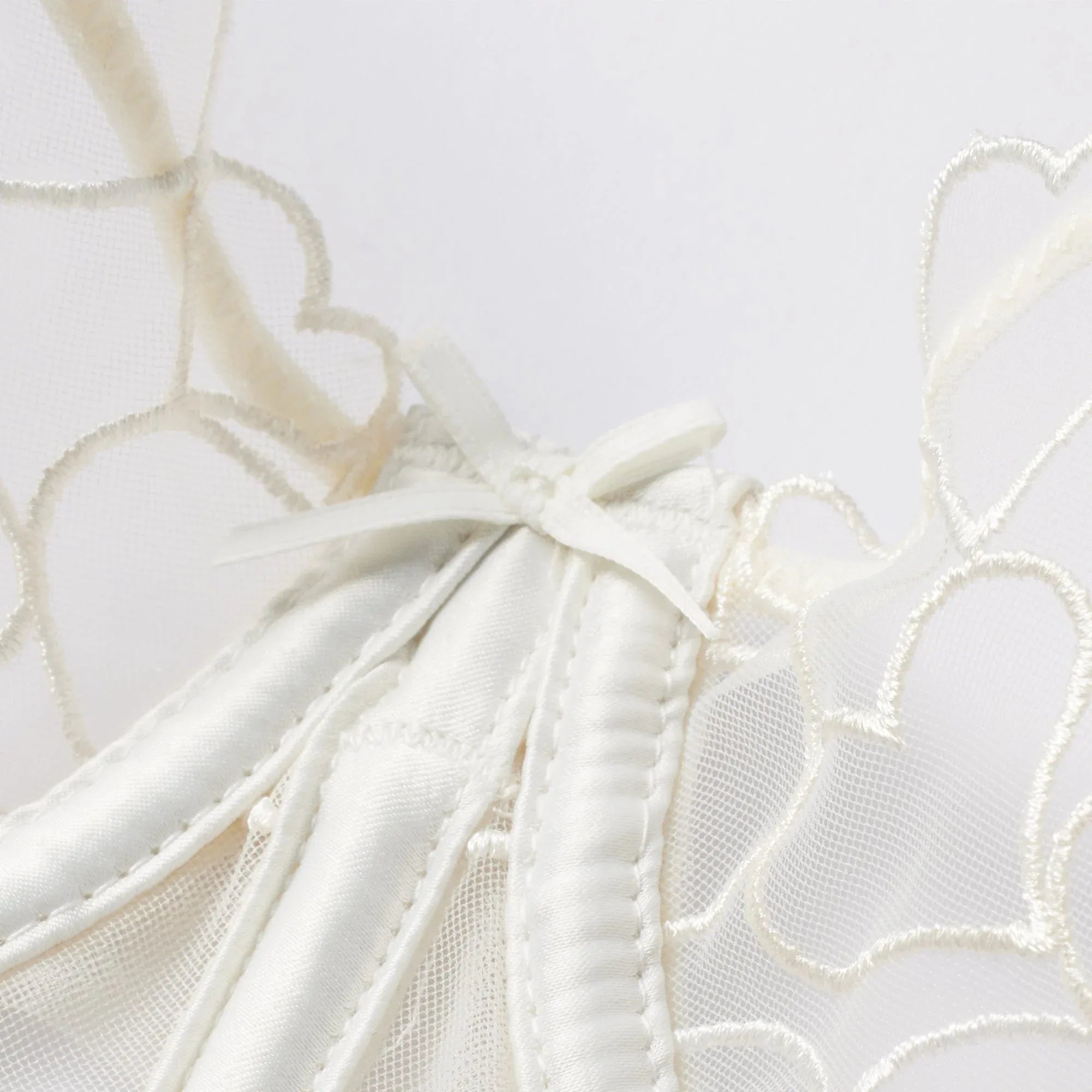 SKIMS EMBROIDERED TULLE CROPPED CORSET | MARBLE - KORSİYER - My Suti