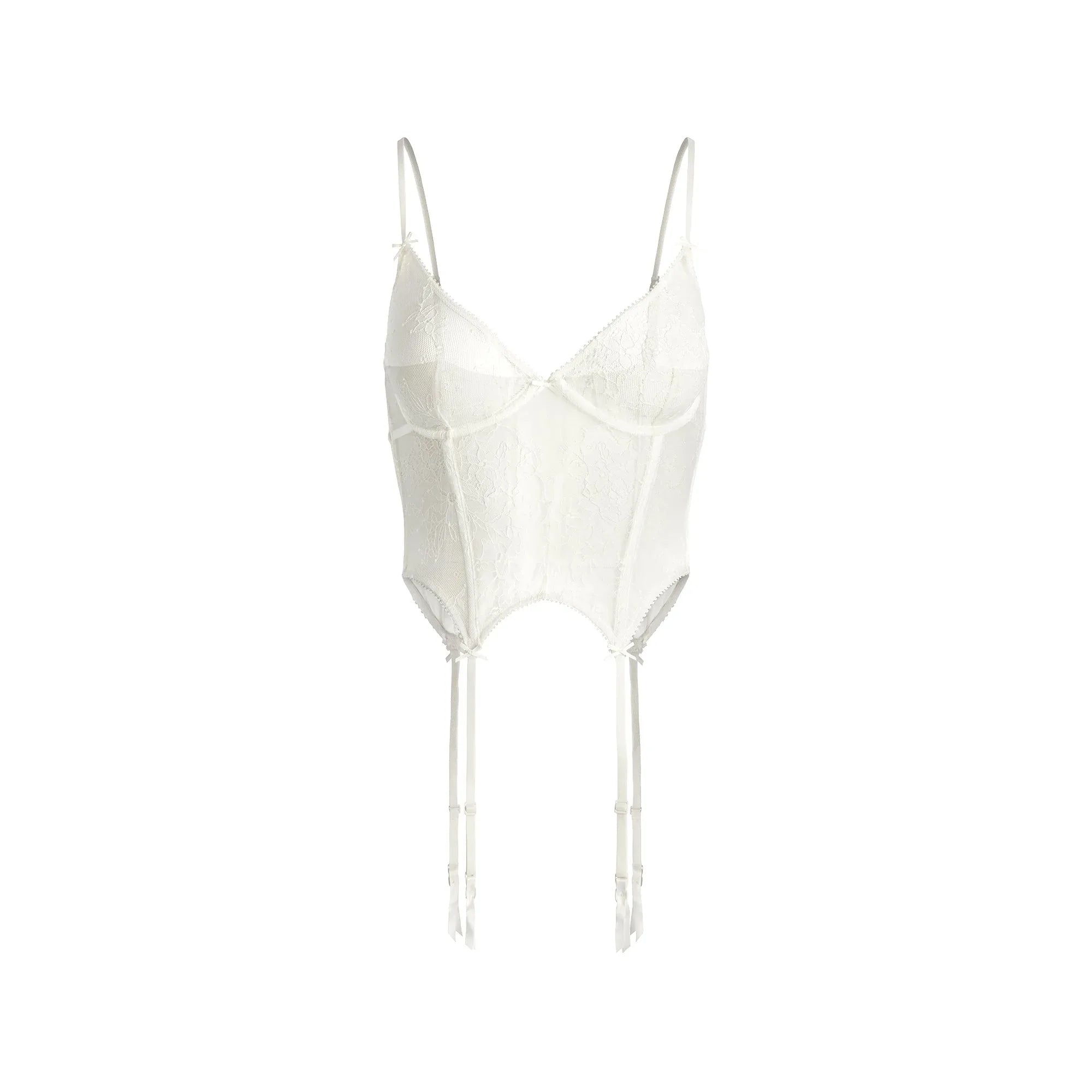 SKIMS ULTRA FINE LACE SCOOP CORSET | MARBLE - KORSET - My Suti
