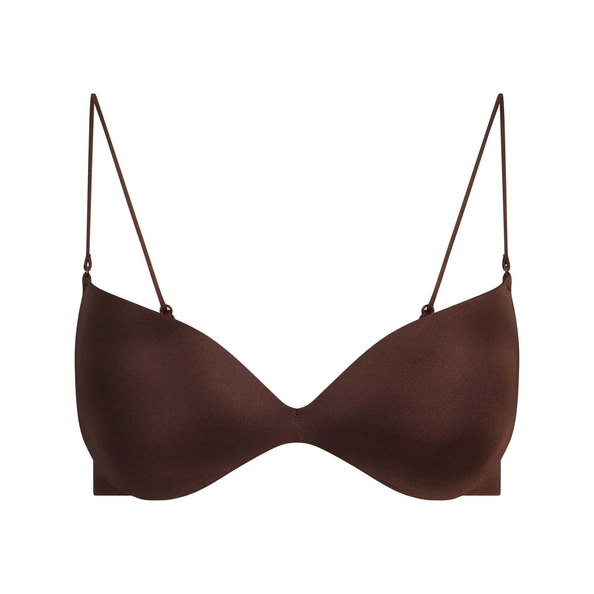 SKIMS WIRELESS FORM MICRO STRAP PLUNGE BRA | COCOA - SÜTYEN - My Suti