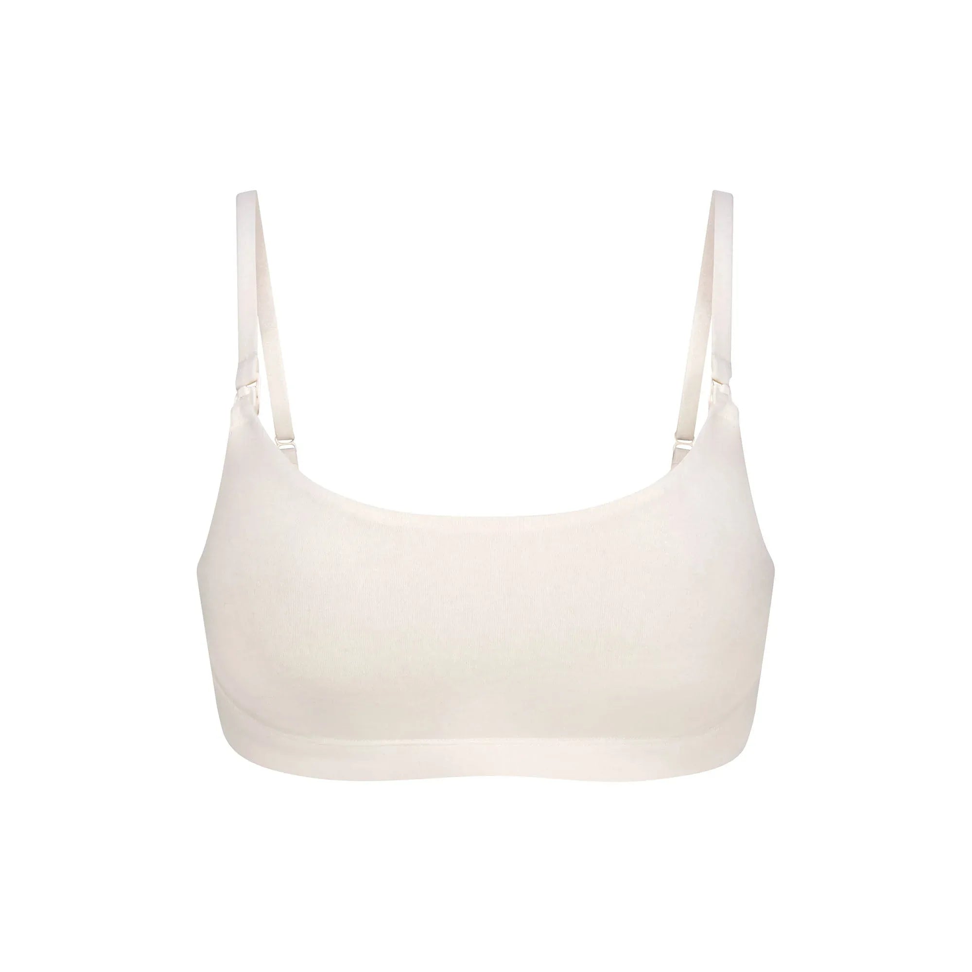 SKIMS COTTON JERSEY MATERNITY NURSING SCOOP BRALETTE | MARBLE - SÜTYEN - My Suti